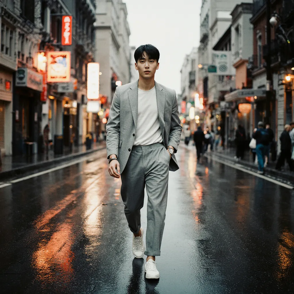 slim fit dress slacks Machine Learning Art Dress main image 1