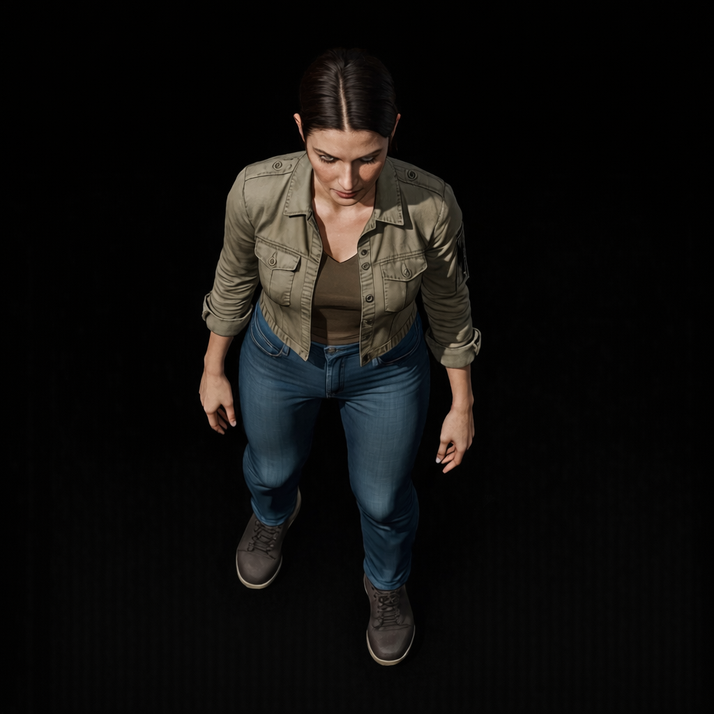 Example output from Female Portrait to Token 3