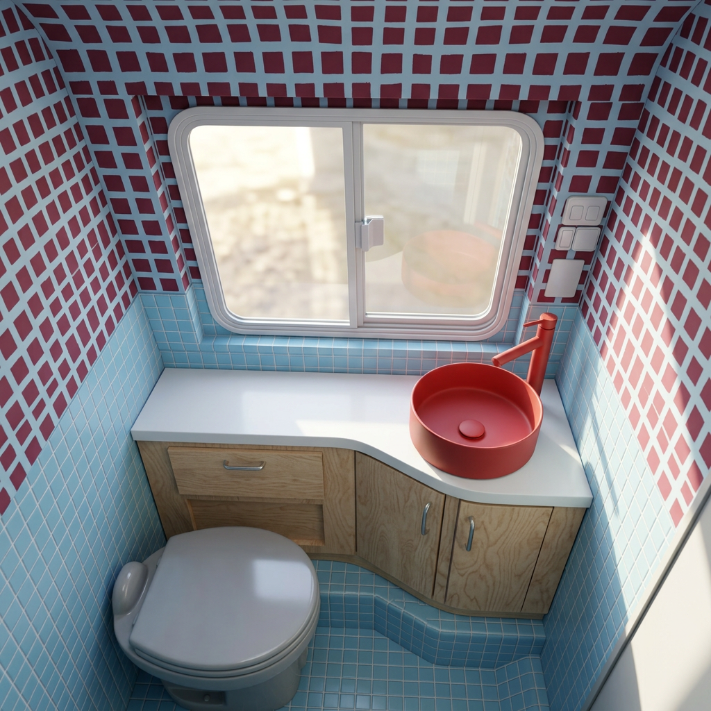 Example output from RV Bathroom Visualizer