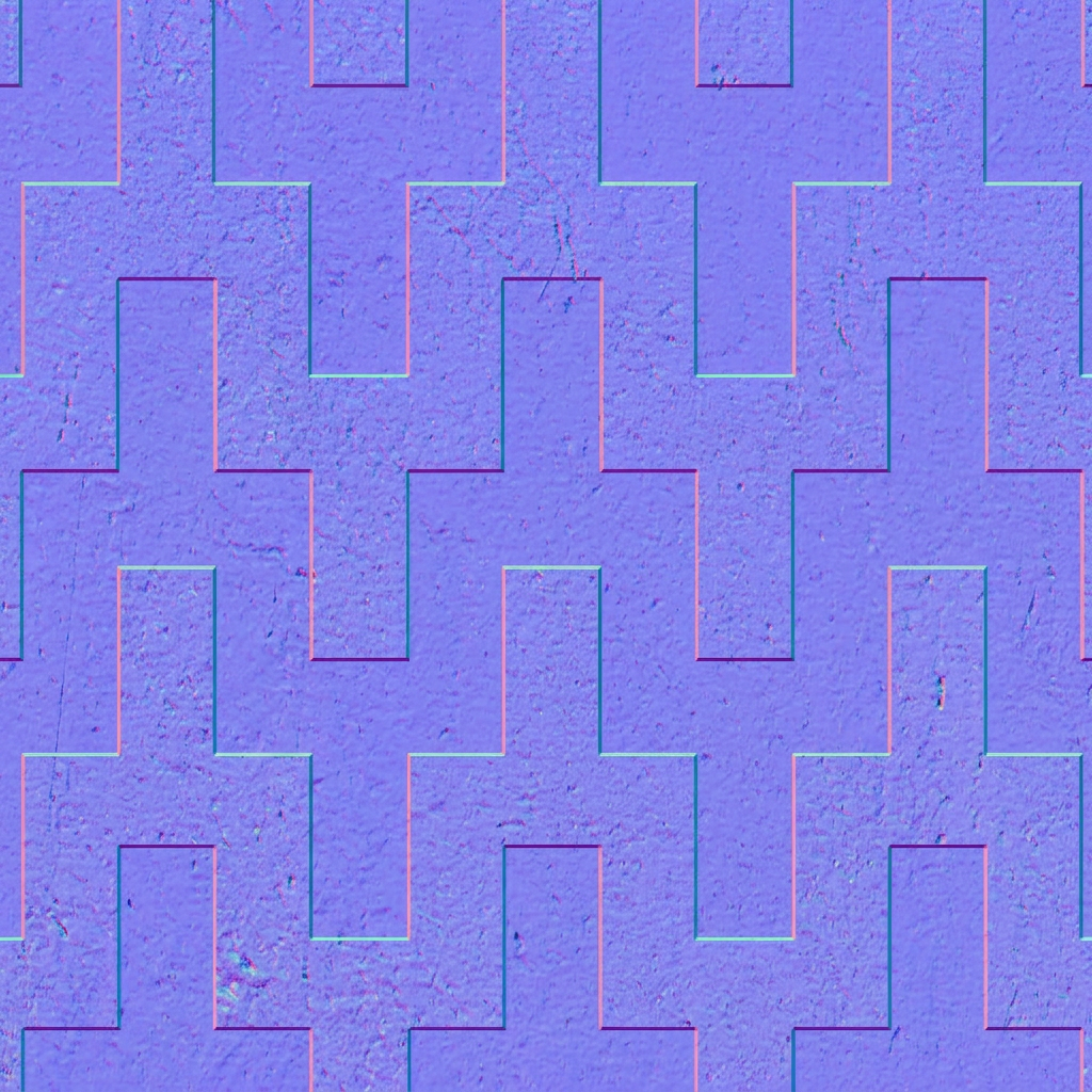 Example output from PBR Texture maker