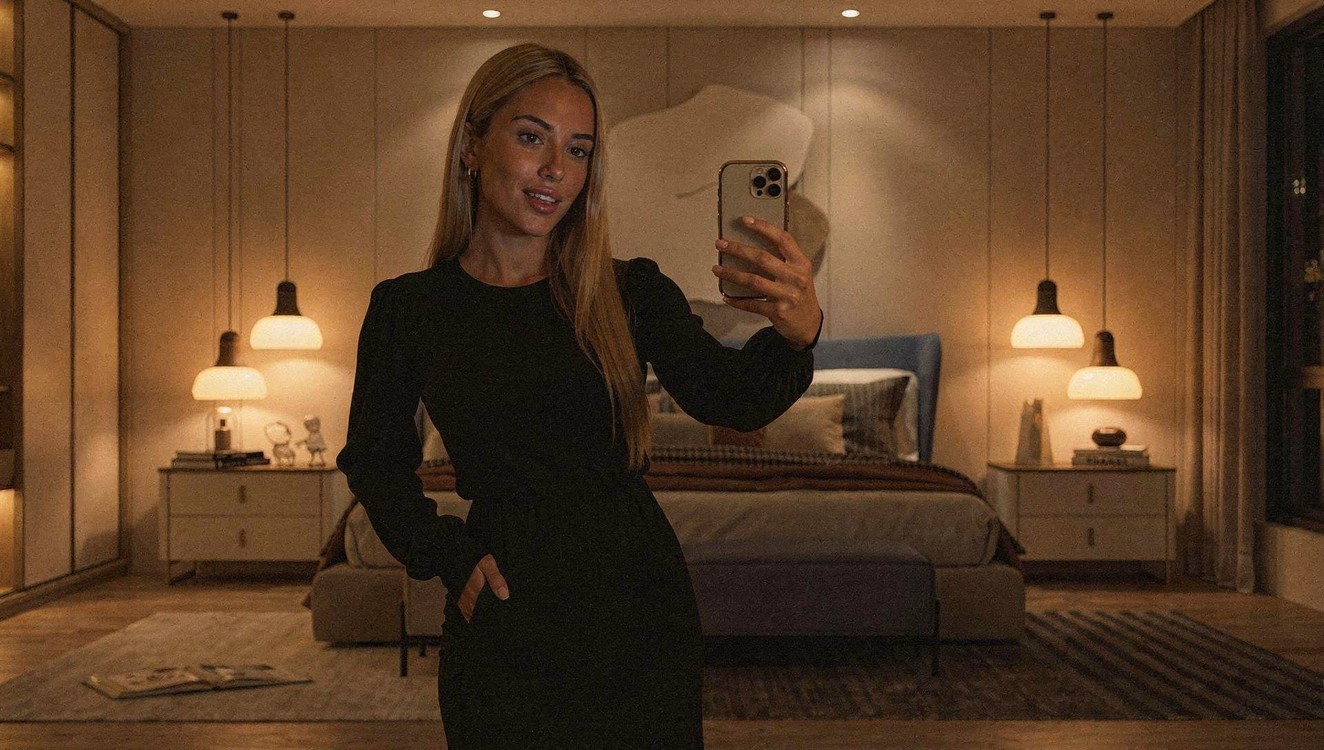 Example output from model in room