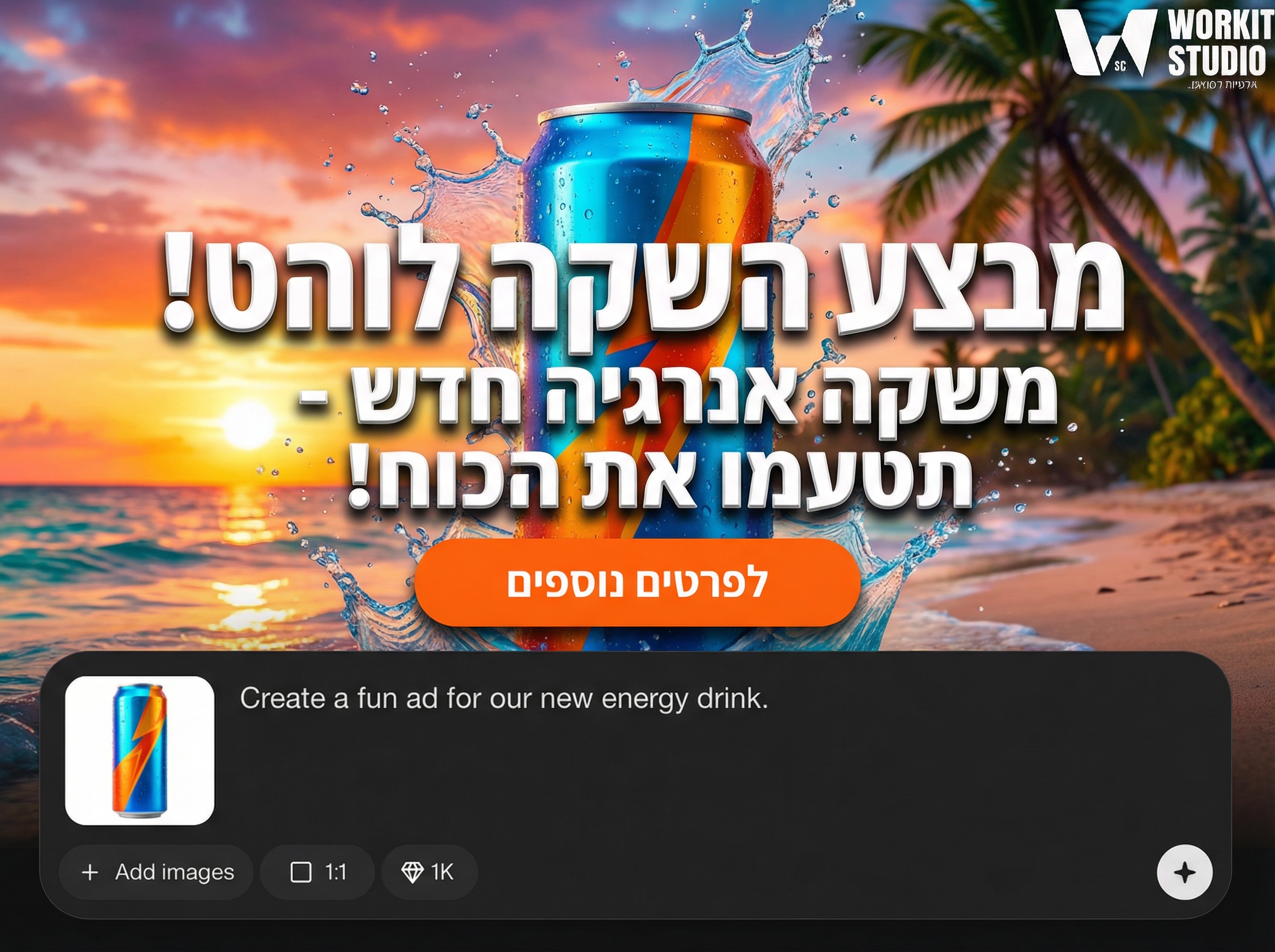 Video + image ad generation
