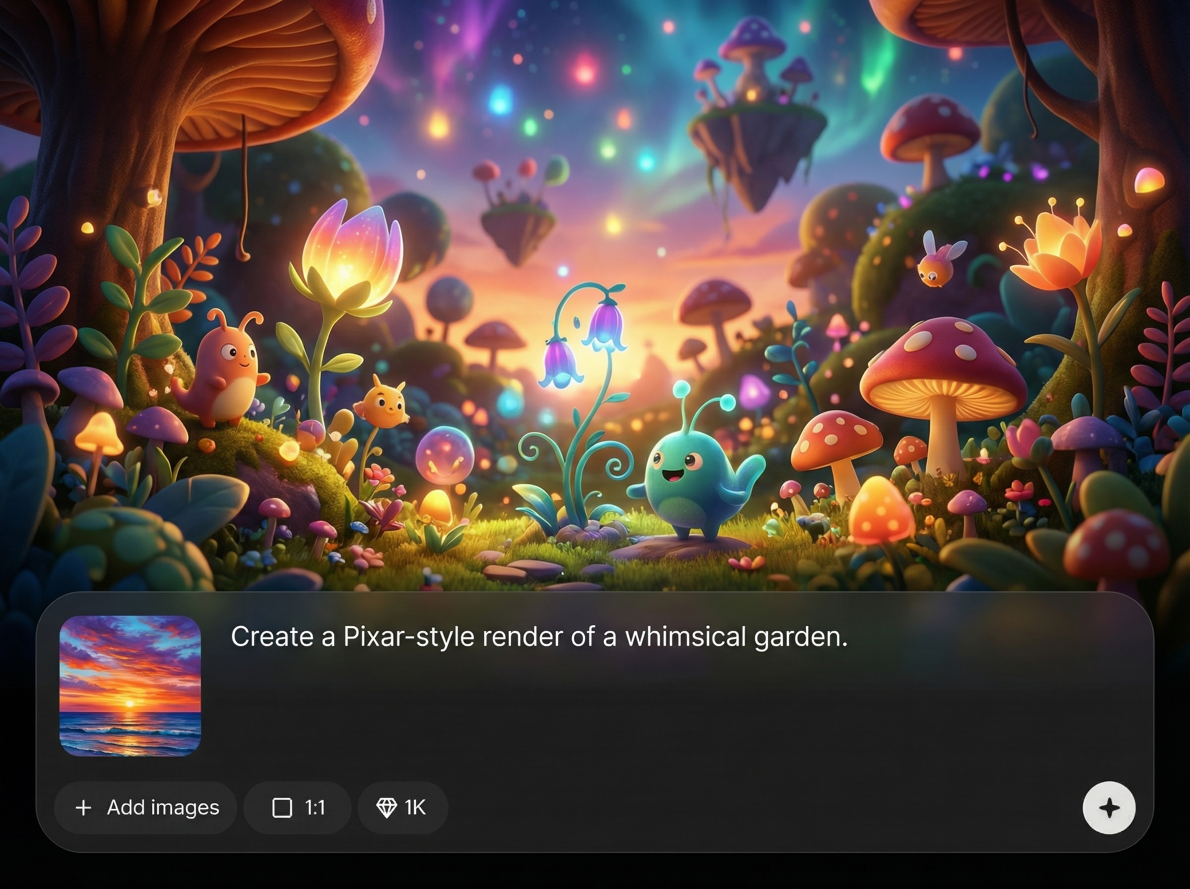 Pixar-style 3D look