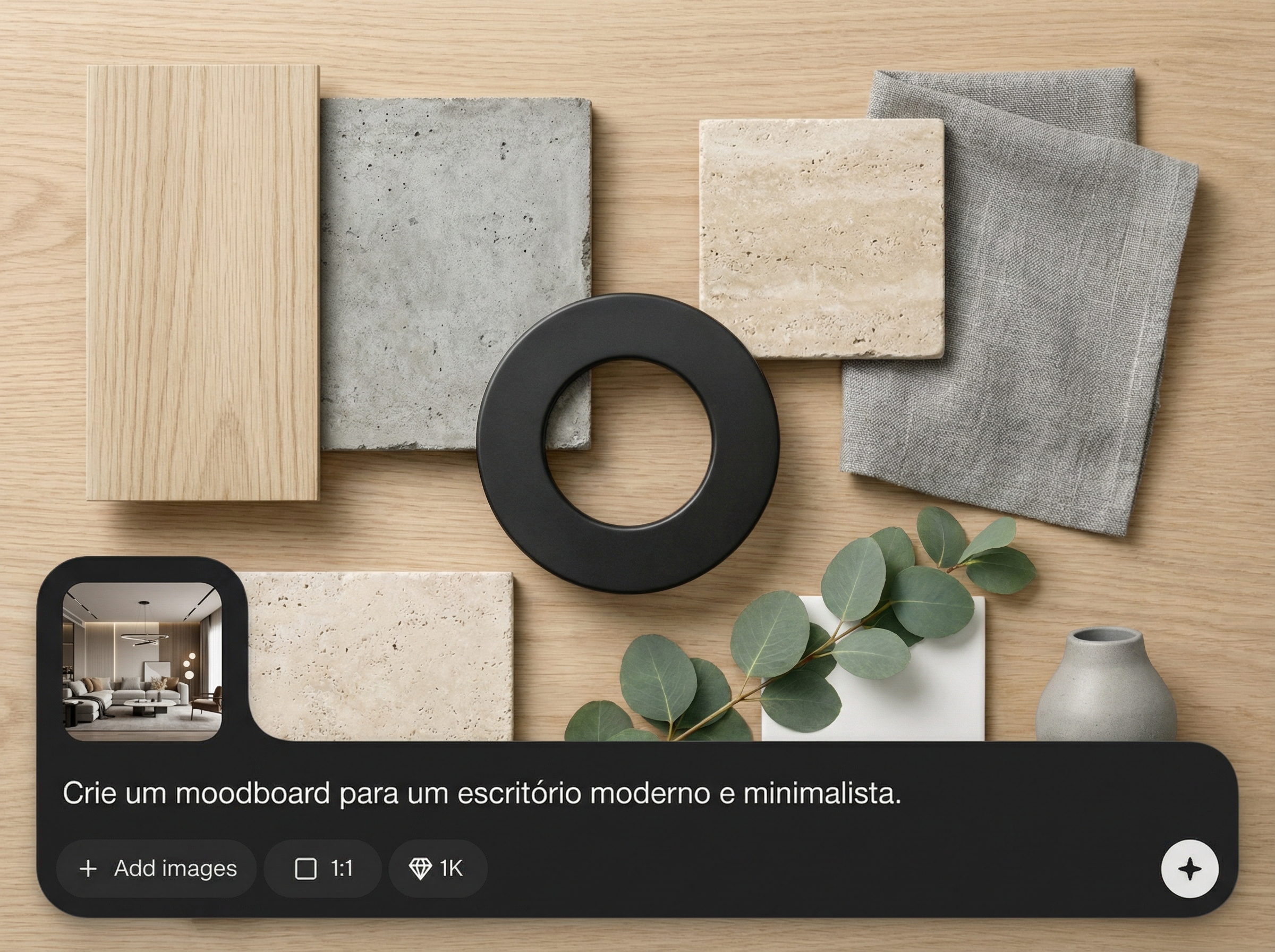 Briefing-to-moodboard AI