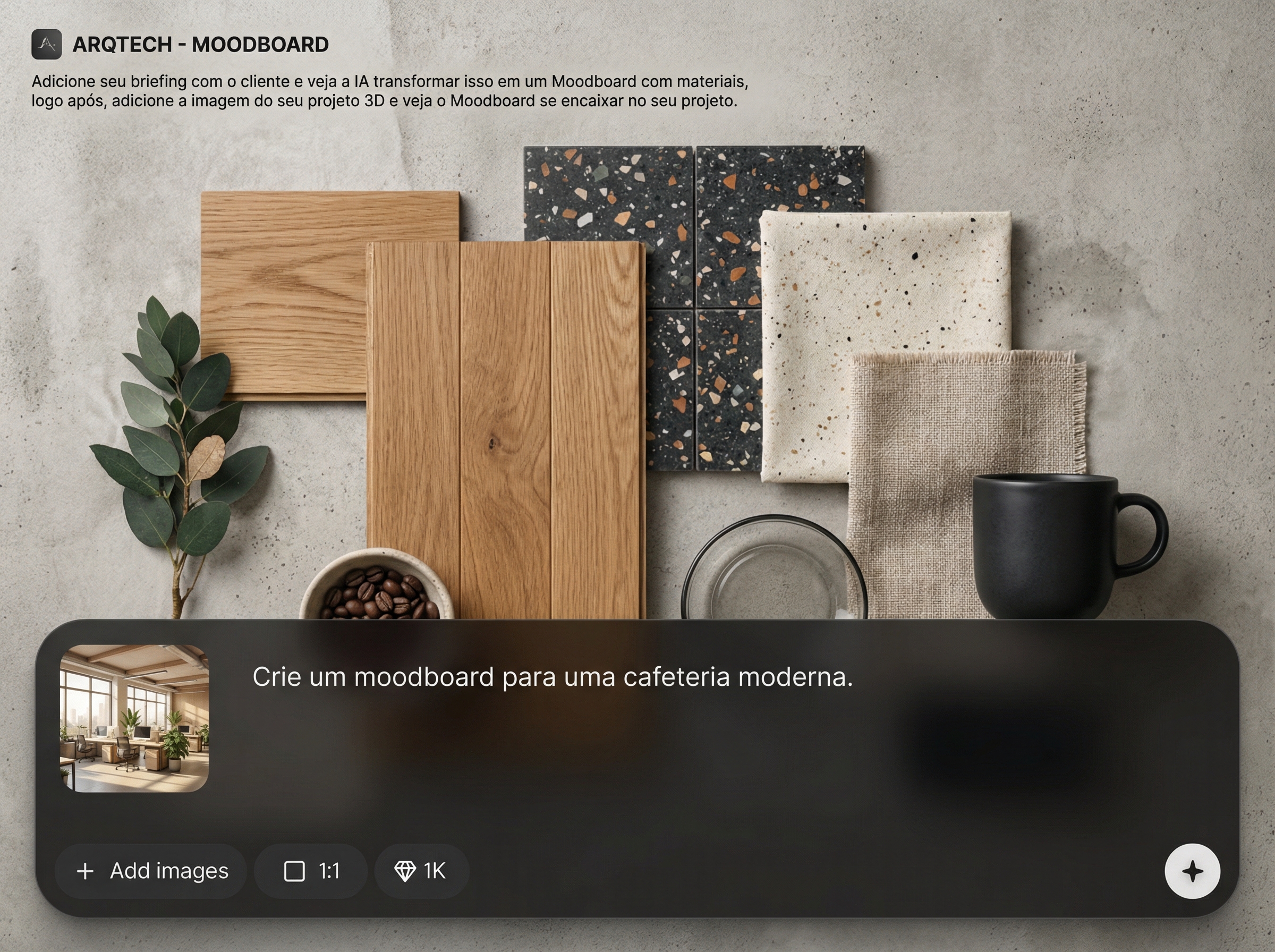 Briefing-to-moodboard automation