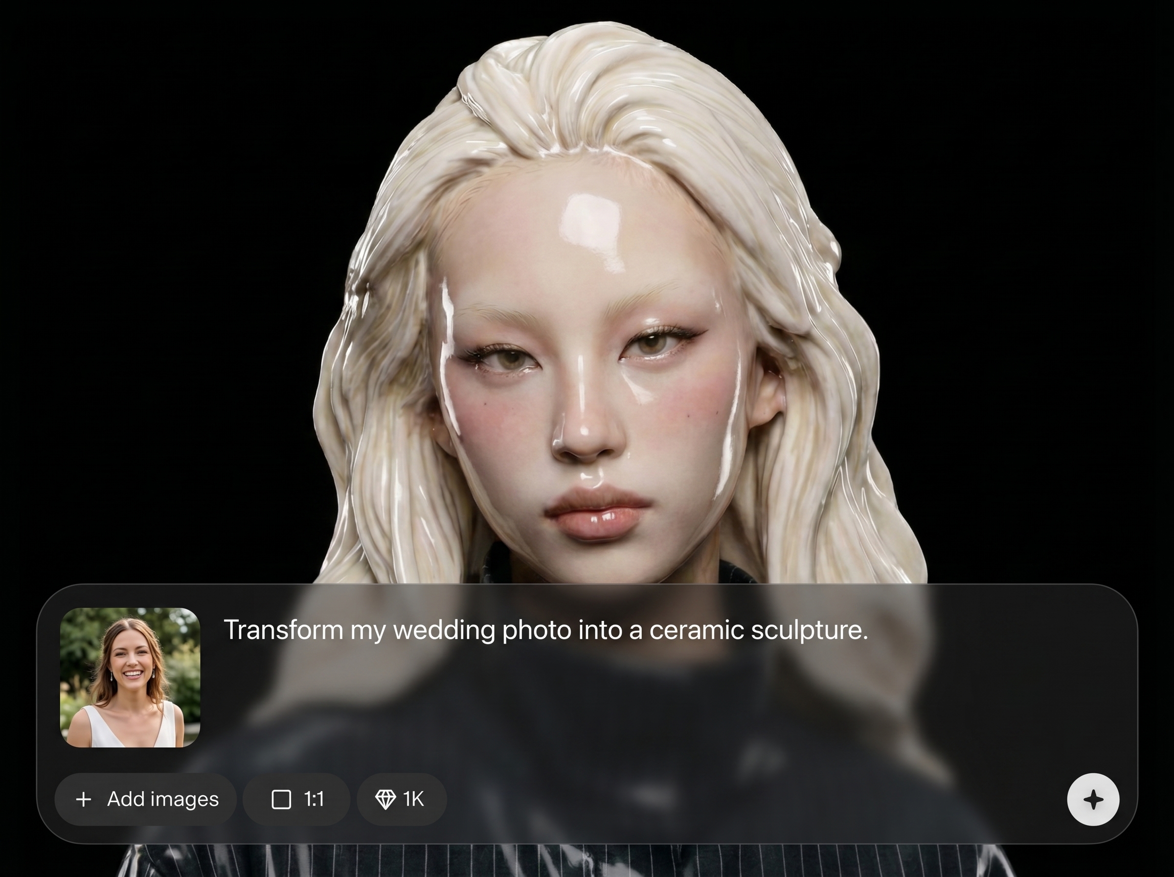 Face-preserving ceramic realism
