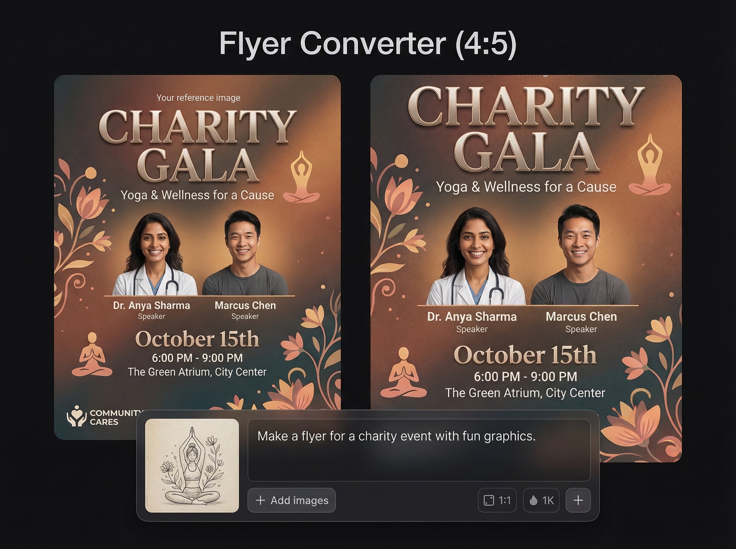Clean outputs for marketing
