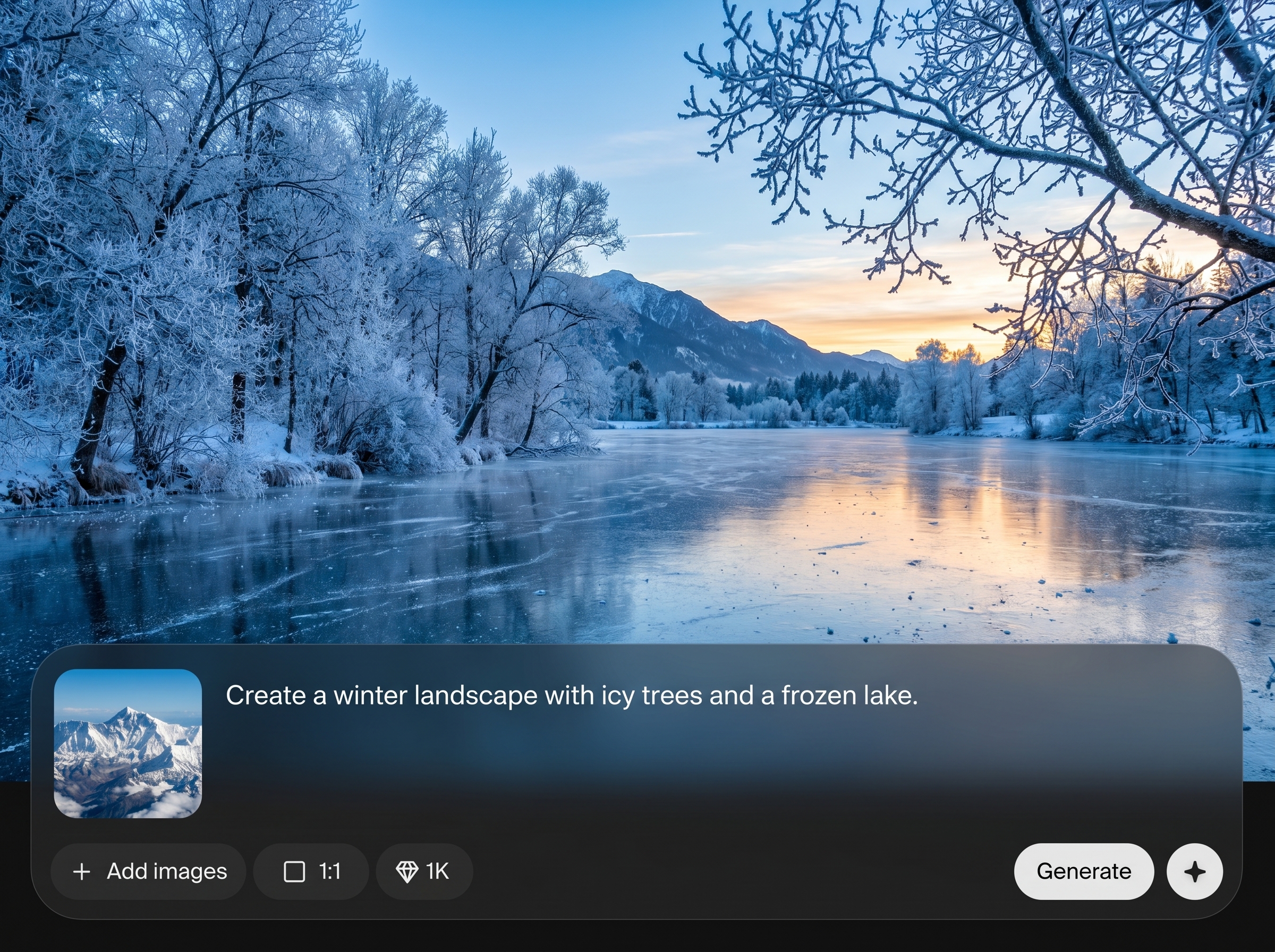 Freeze-frame AI styling