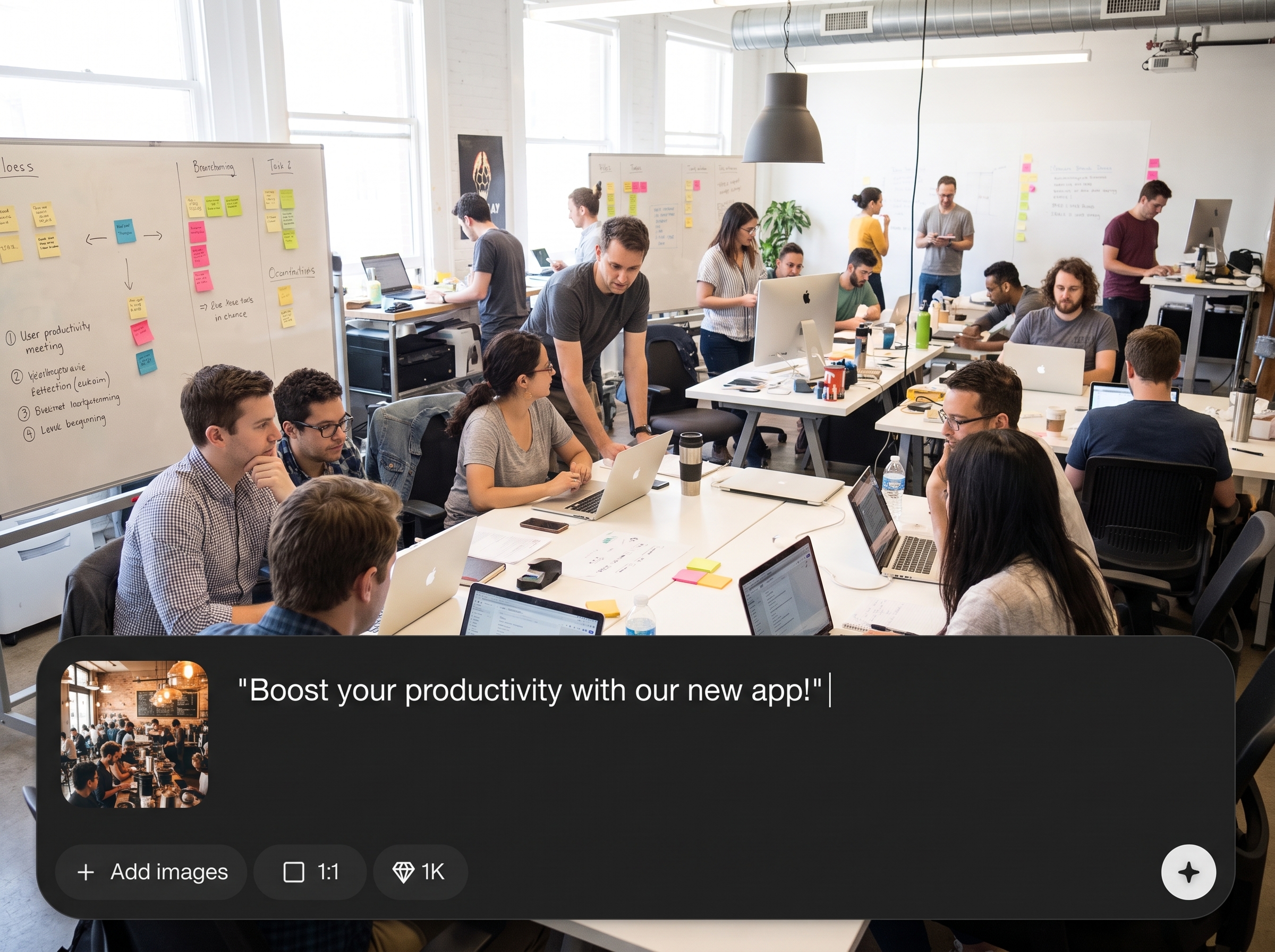 Idea-to-ad generation