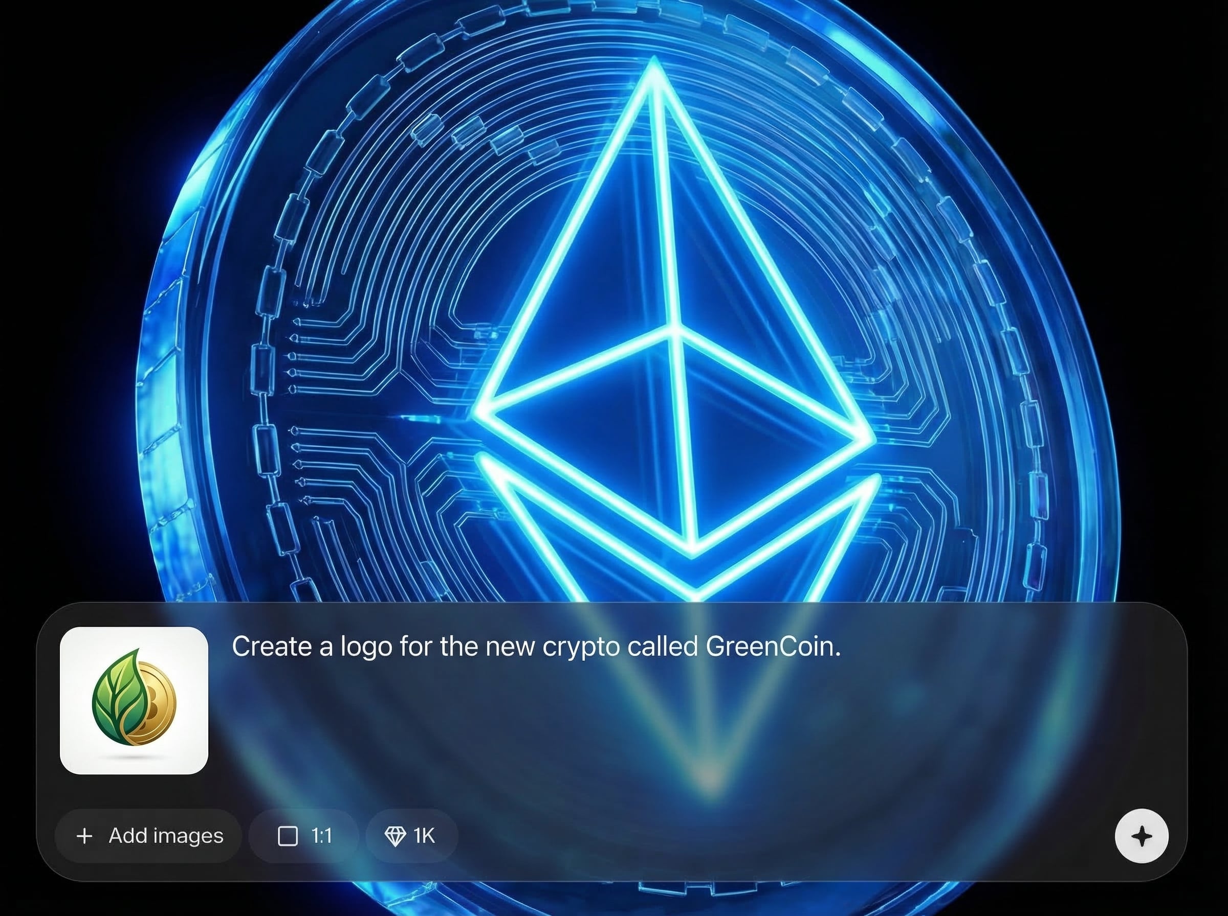 Logo-to-coin rendering