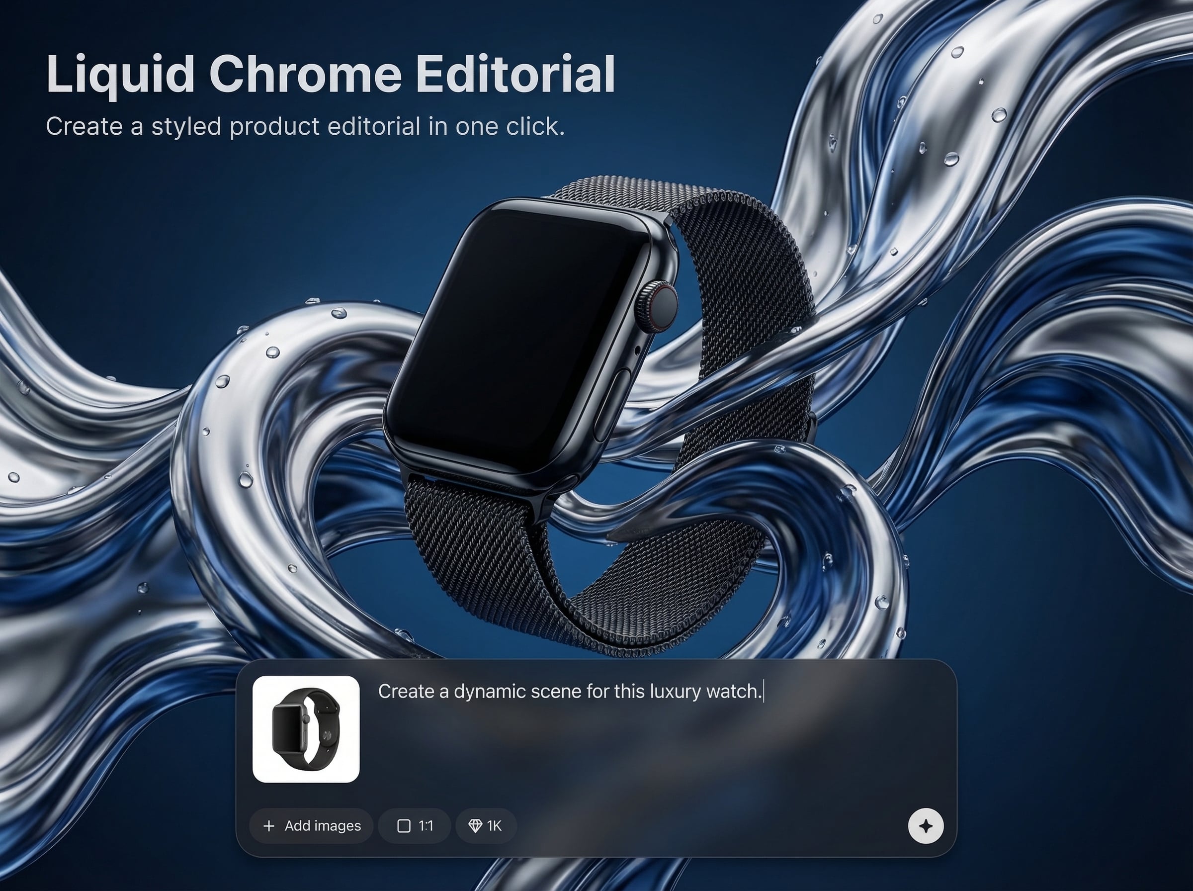 One-click editorial styling