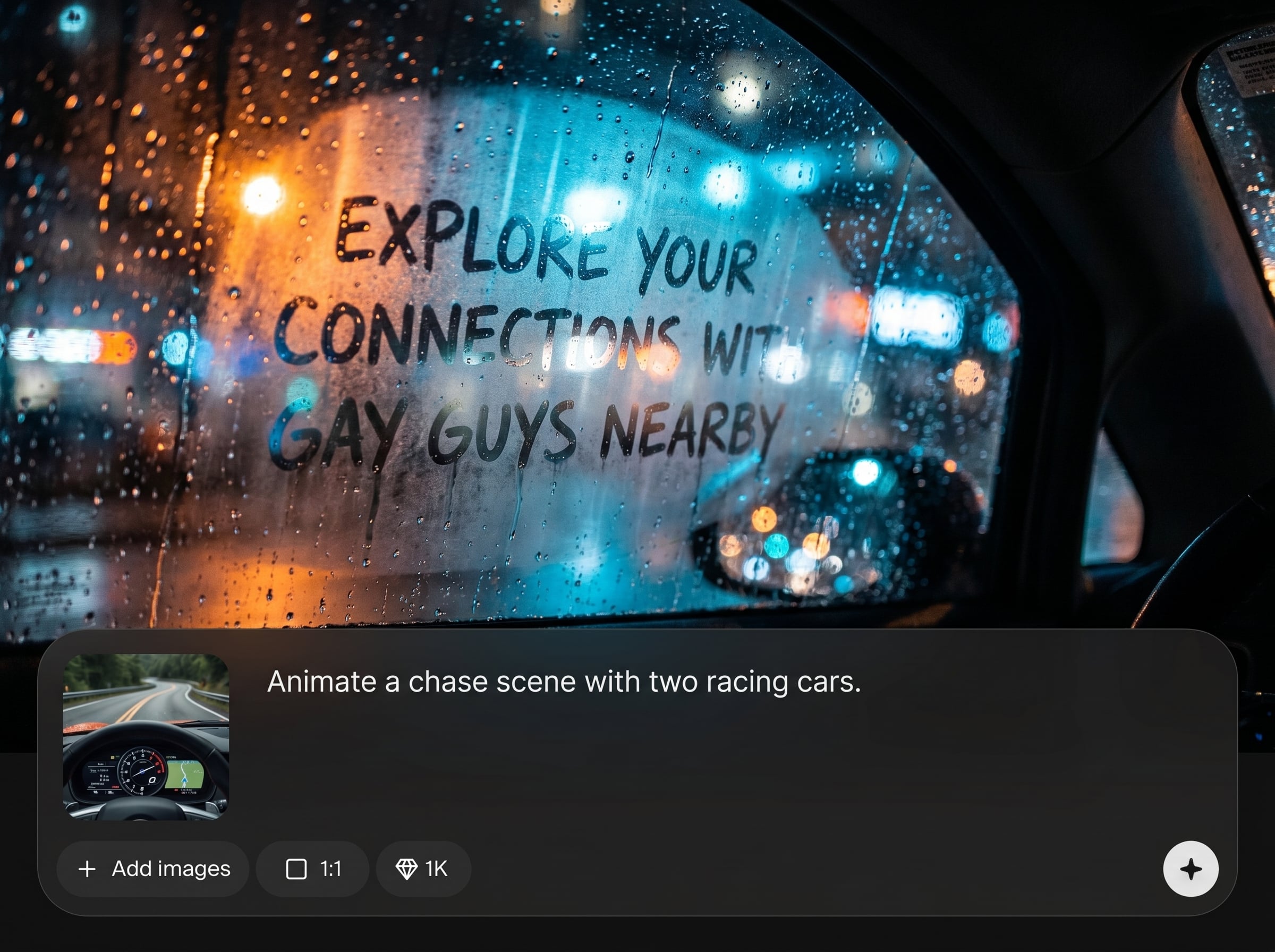 Camera and speed controls