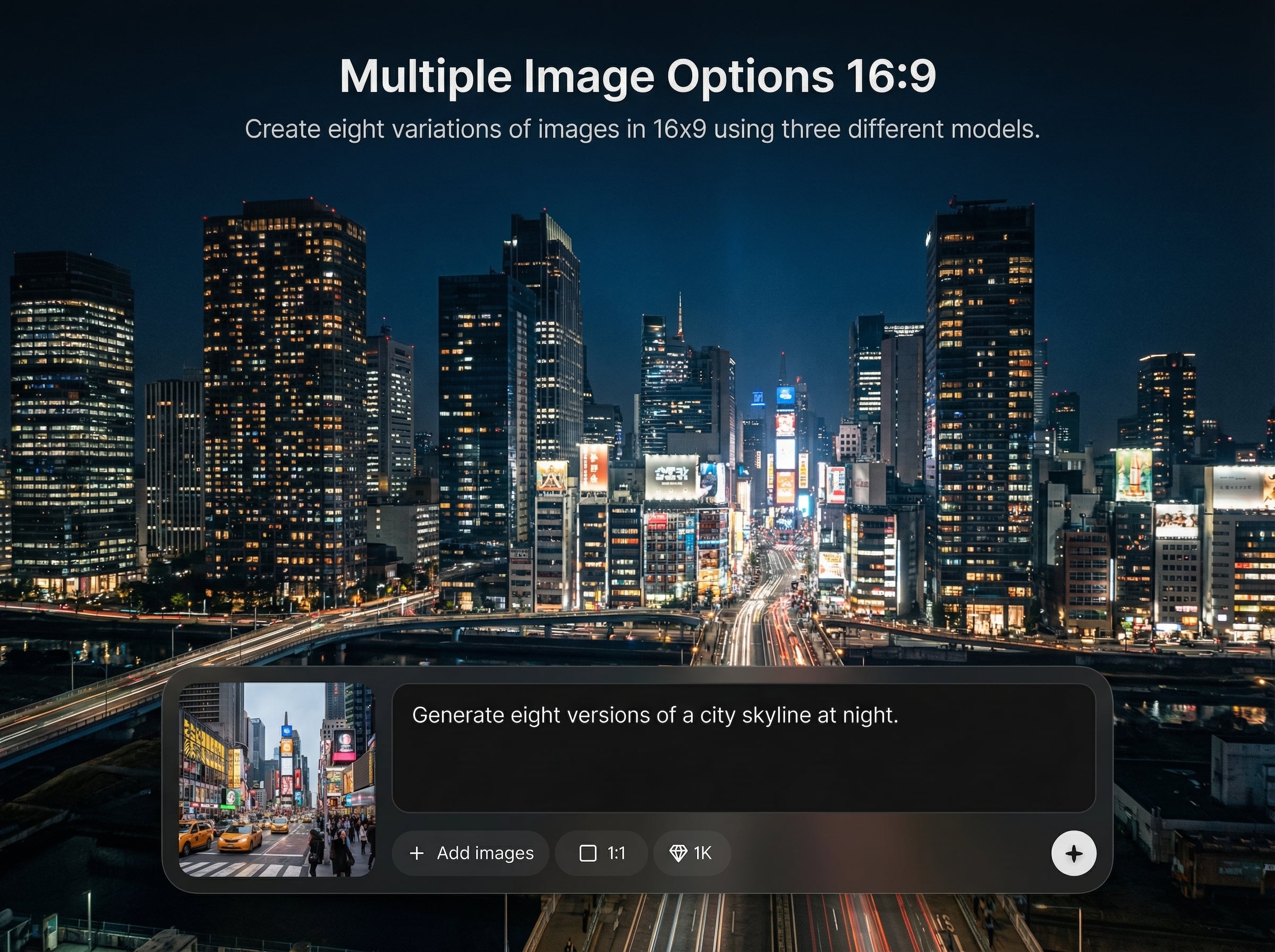 Three AI models to compare