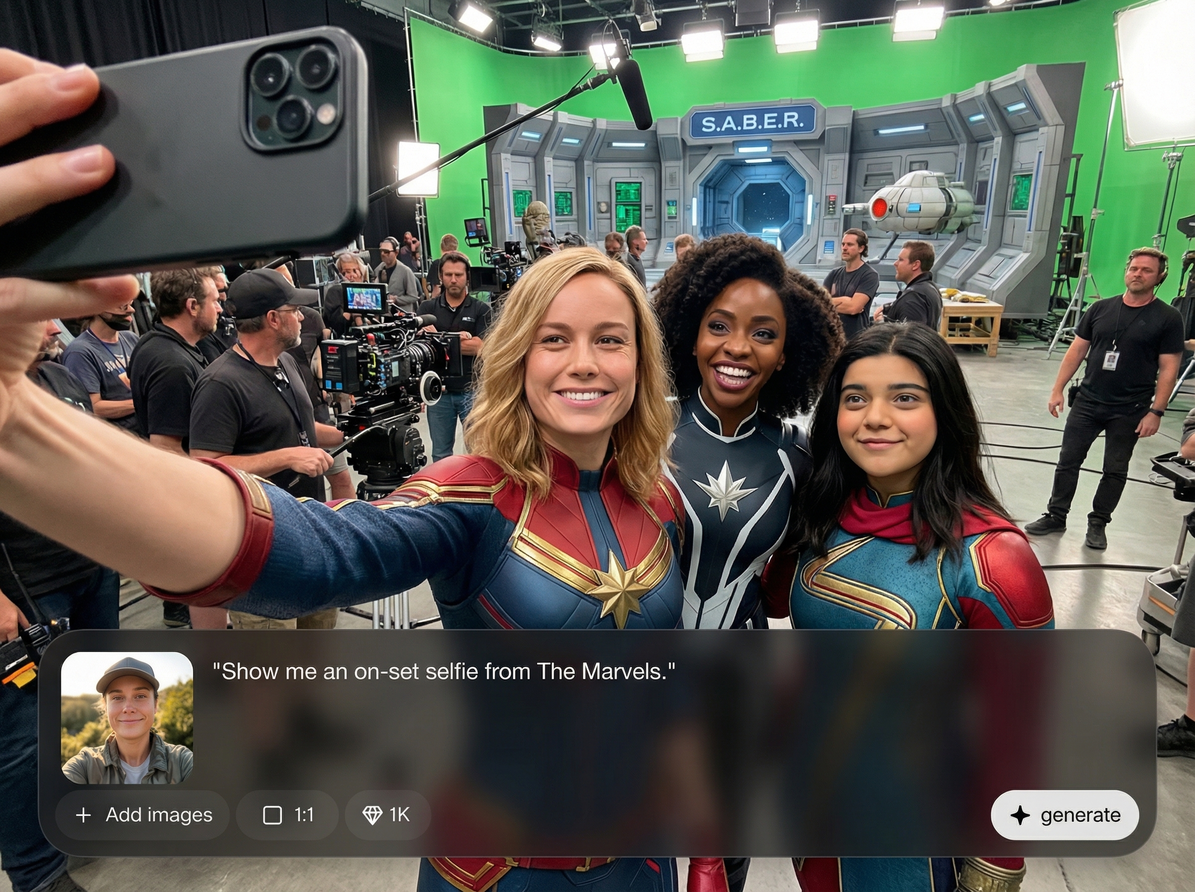 Realistic POV selfie framing