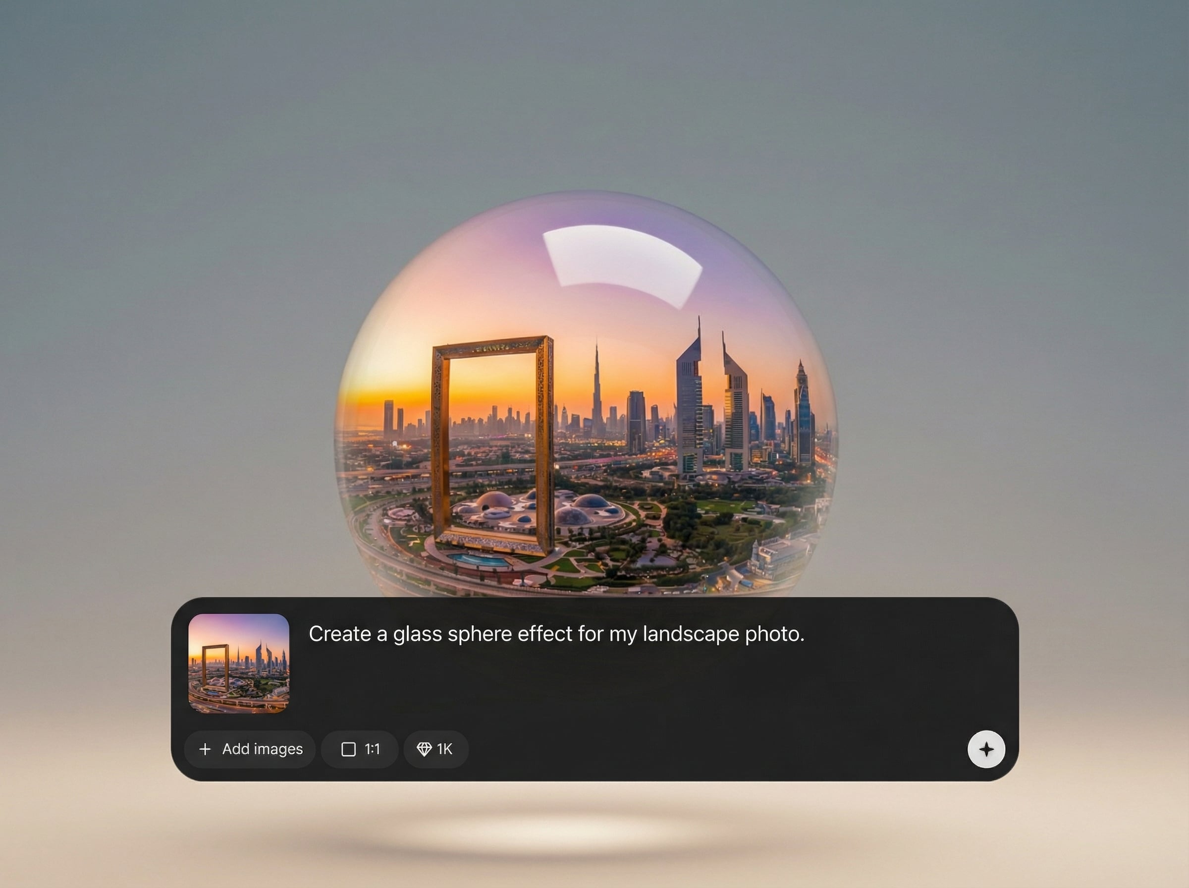 Realistic refraction styling