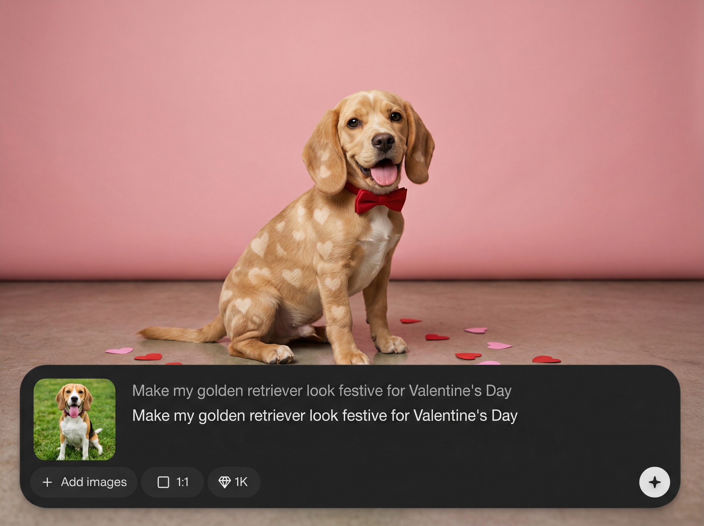Natural heart-fur blending