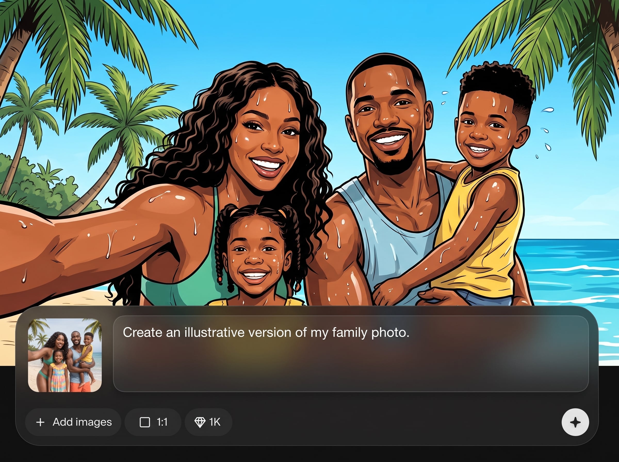 Photo-to-illustration conversion