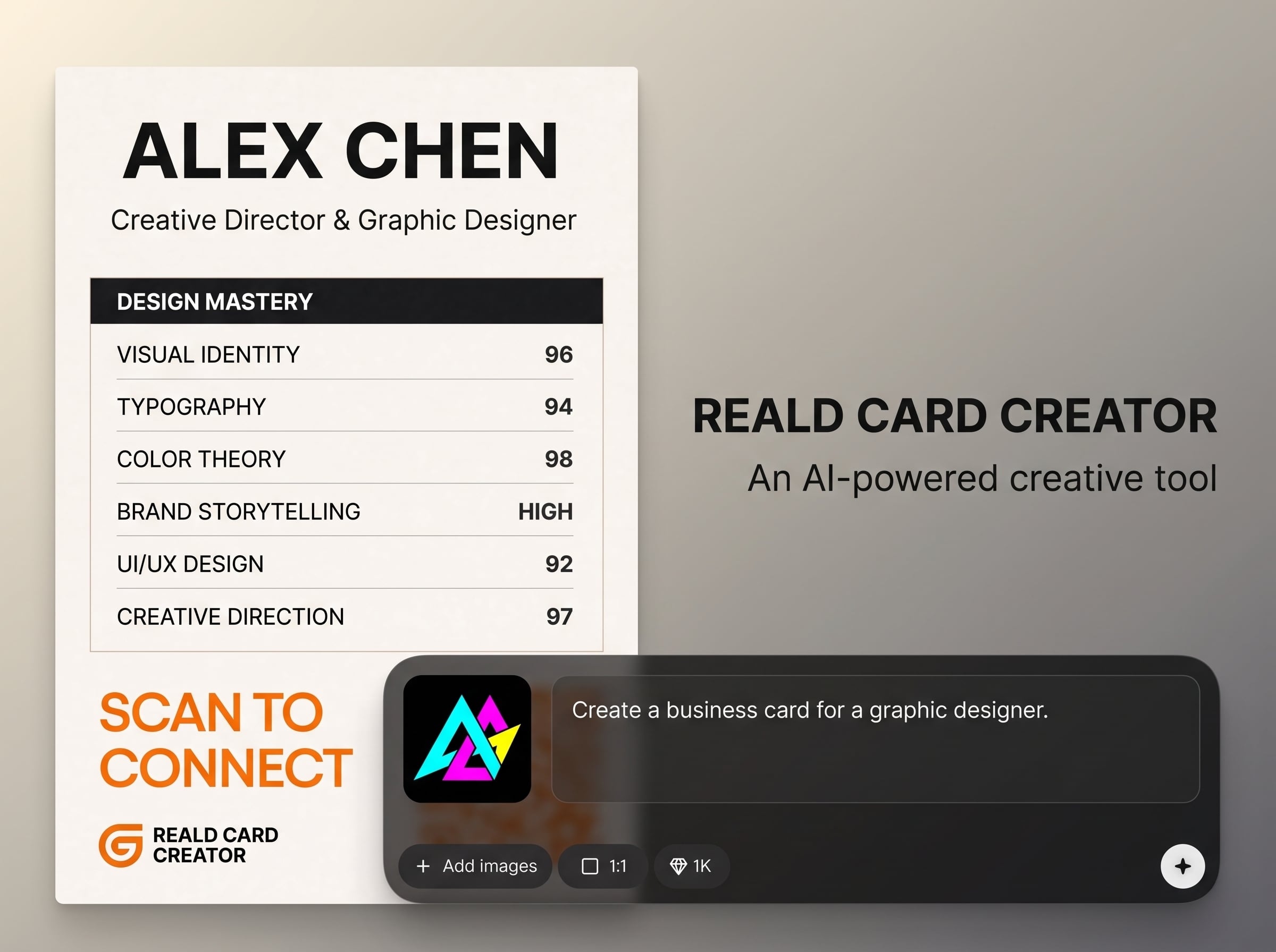 AI-assisted card layouts