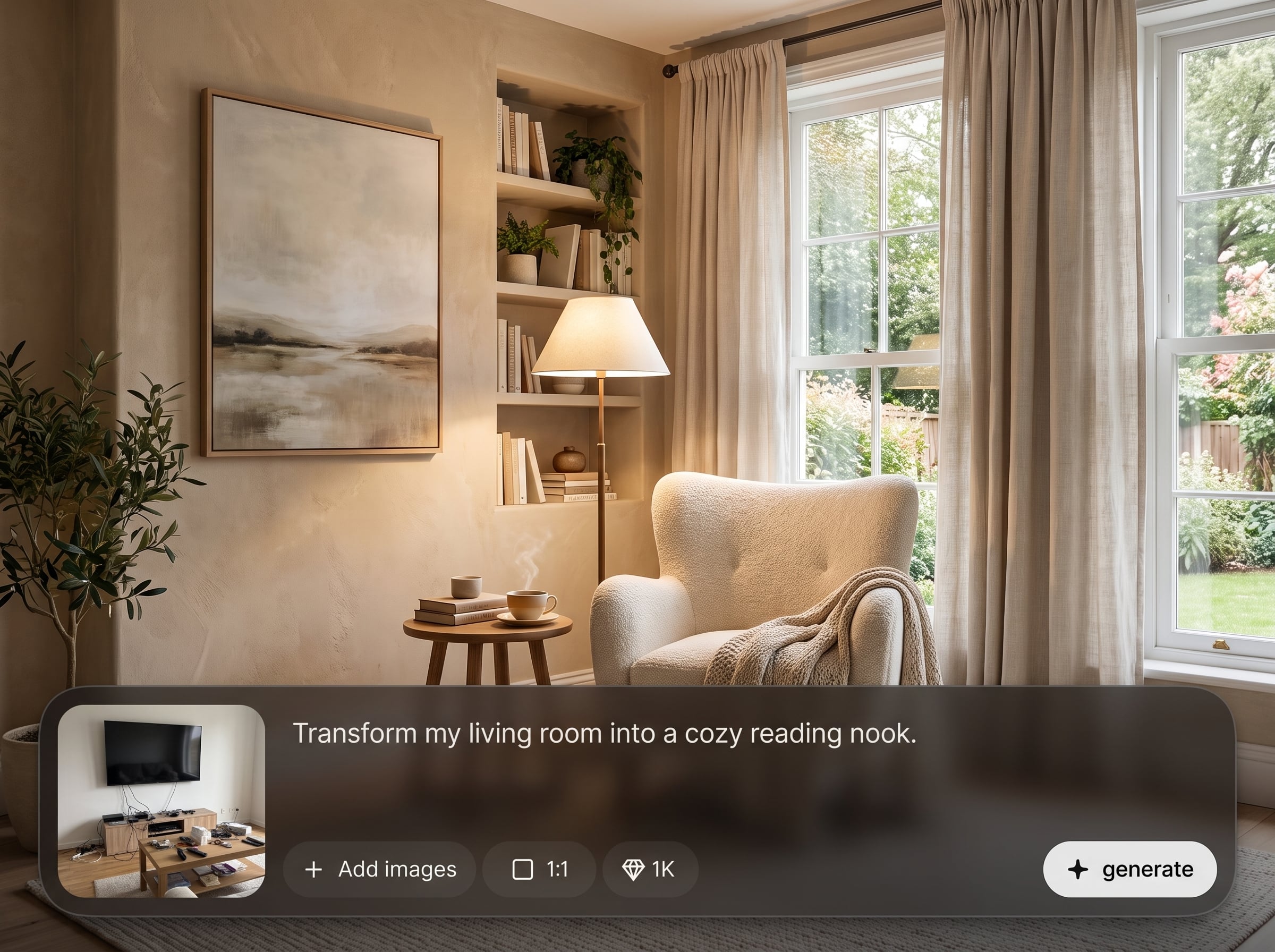 Photo-to-layout AI