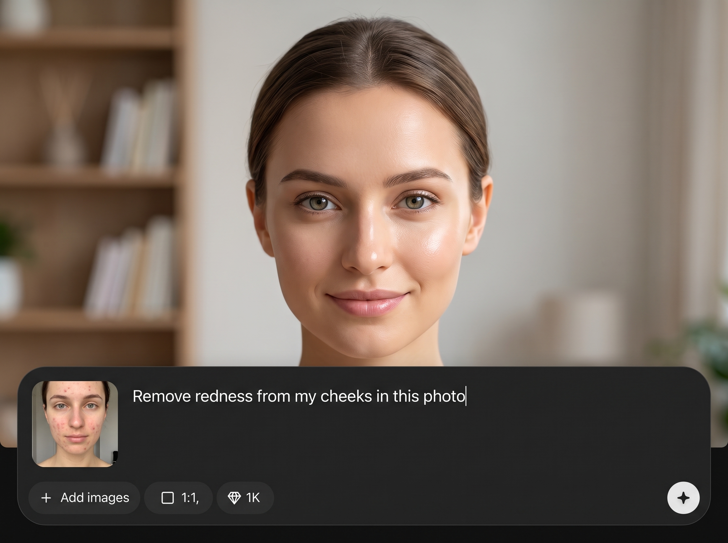 Natural blemish removal