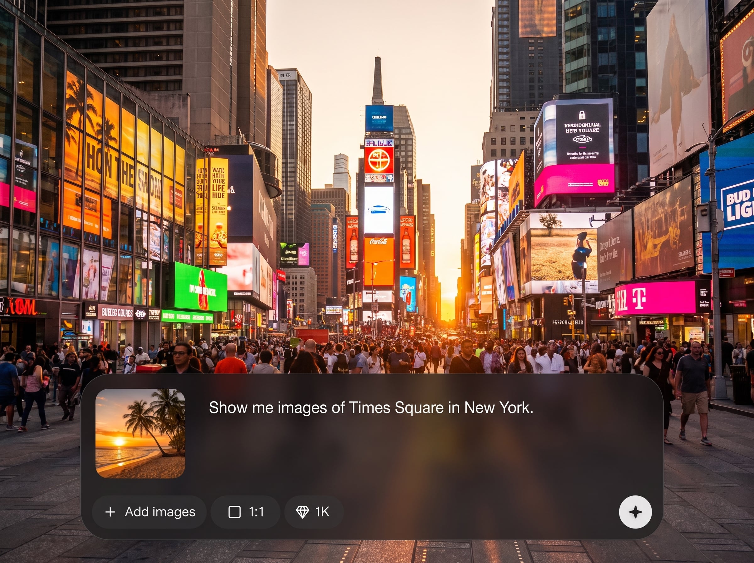 Location-only image generation