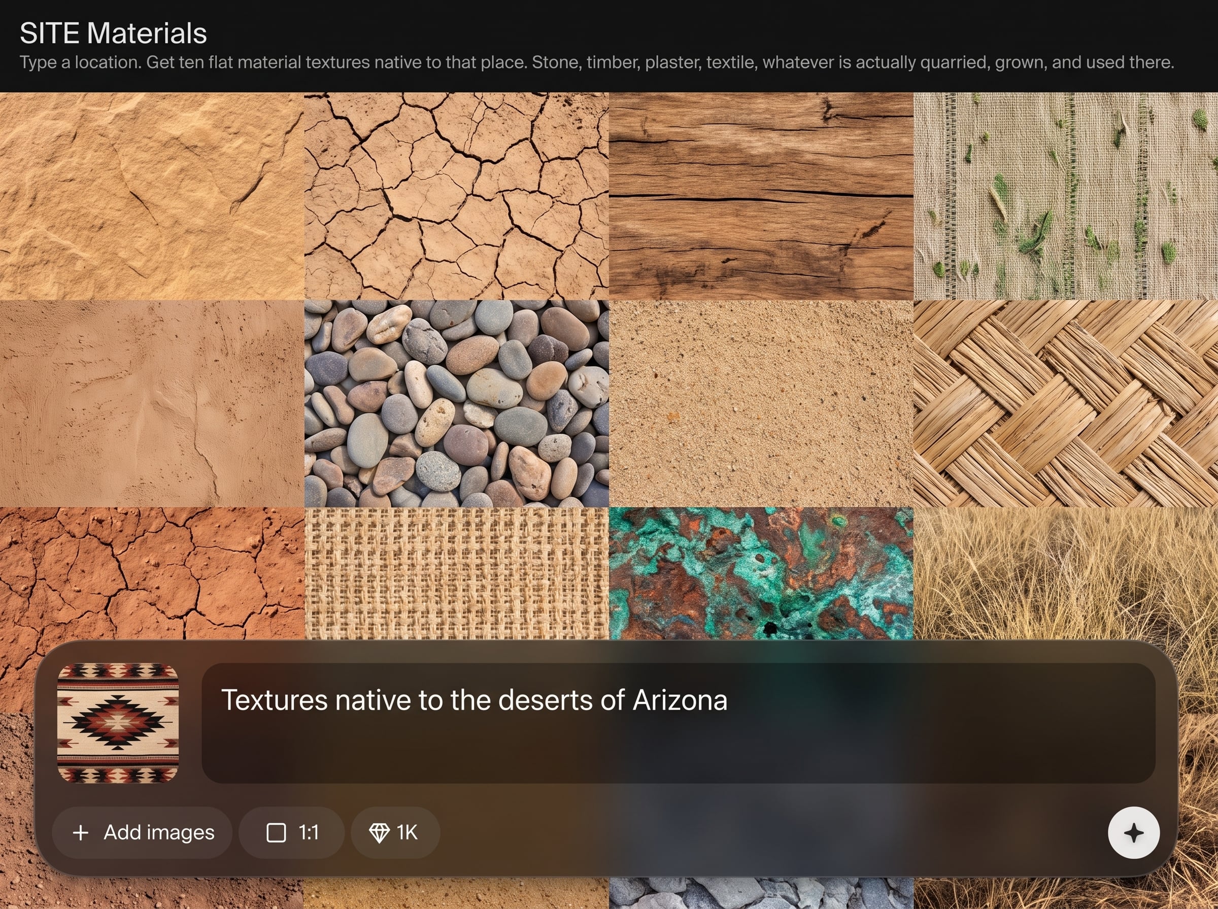 Clean, flat texture outputs