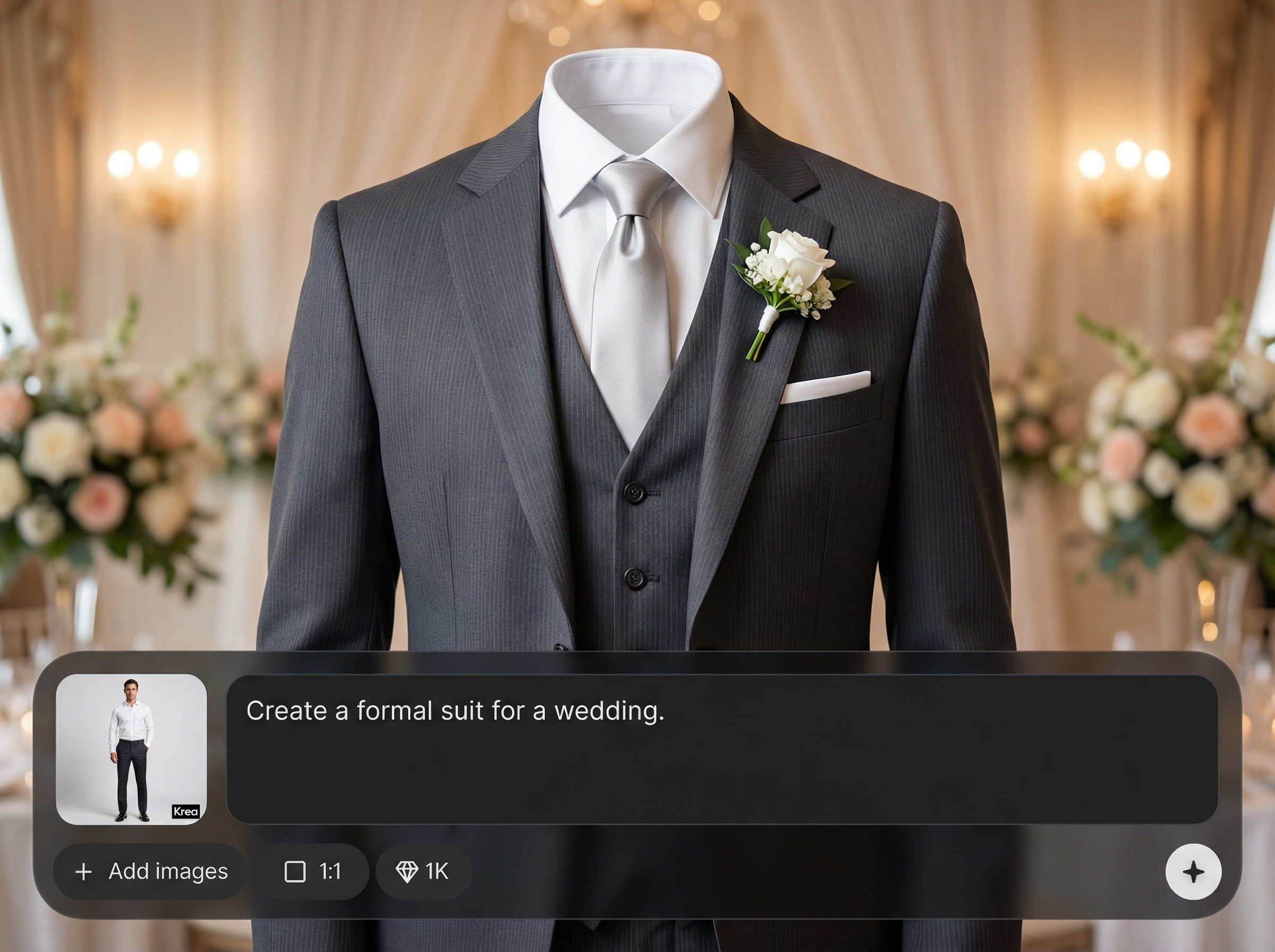 Prompt-to-suit generation