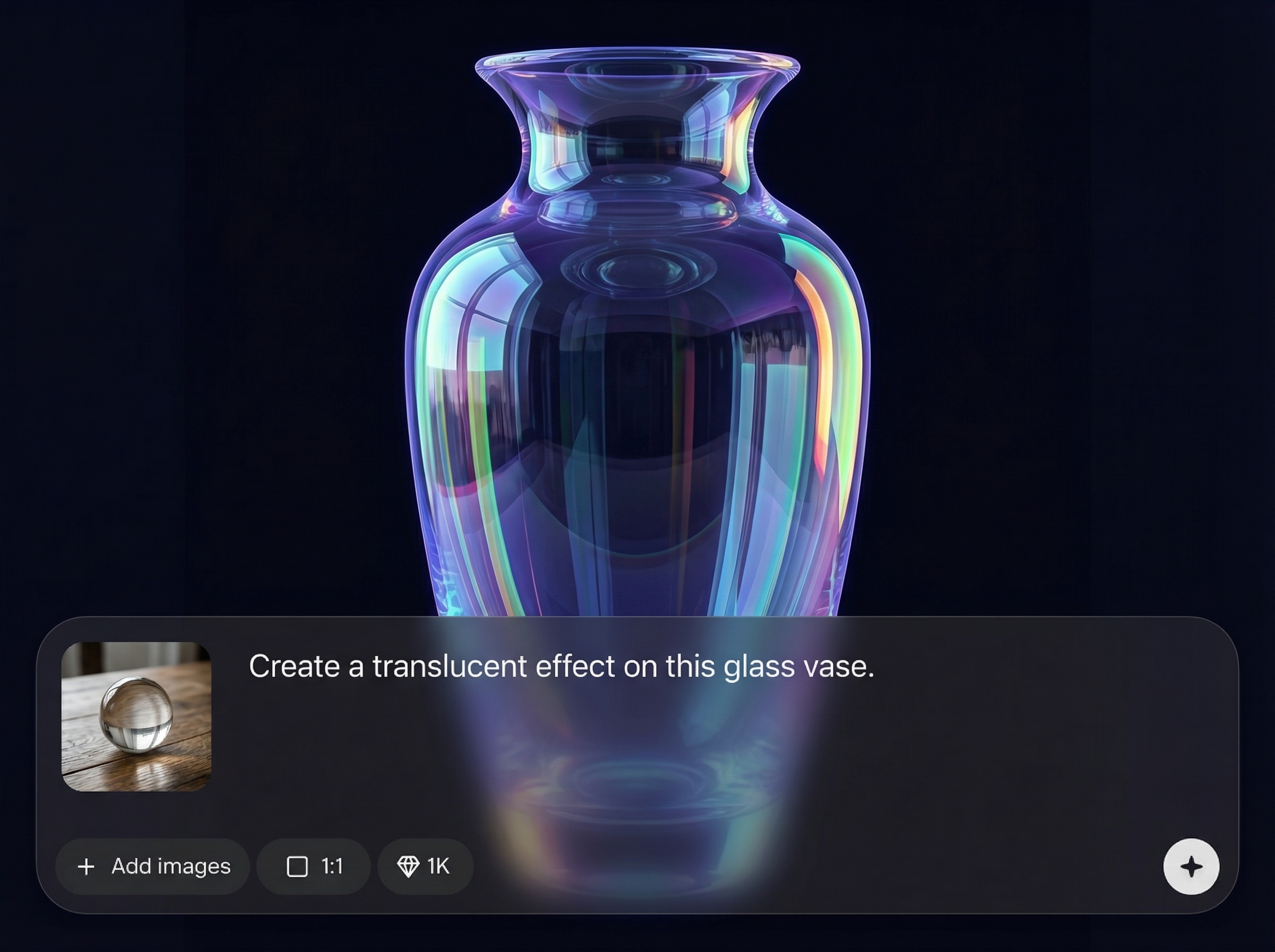 Realistic refraction and highlights
