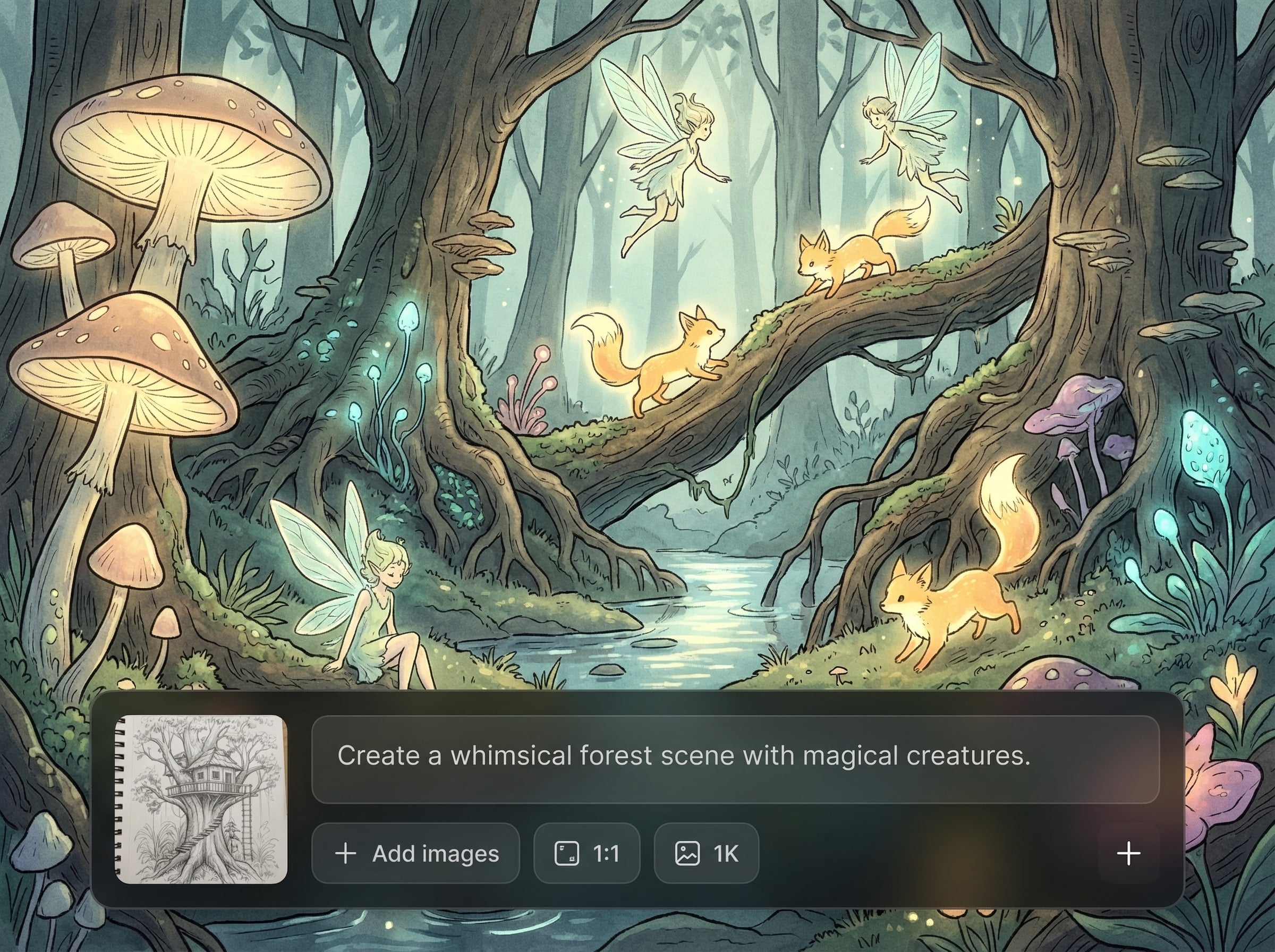 Prompt-to-illustration control