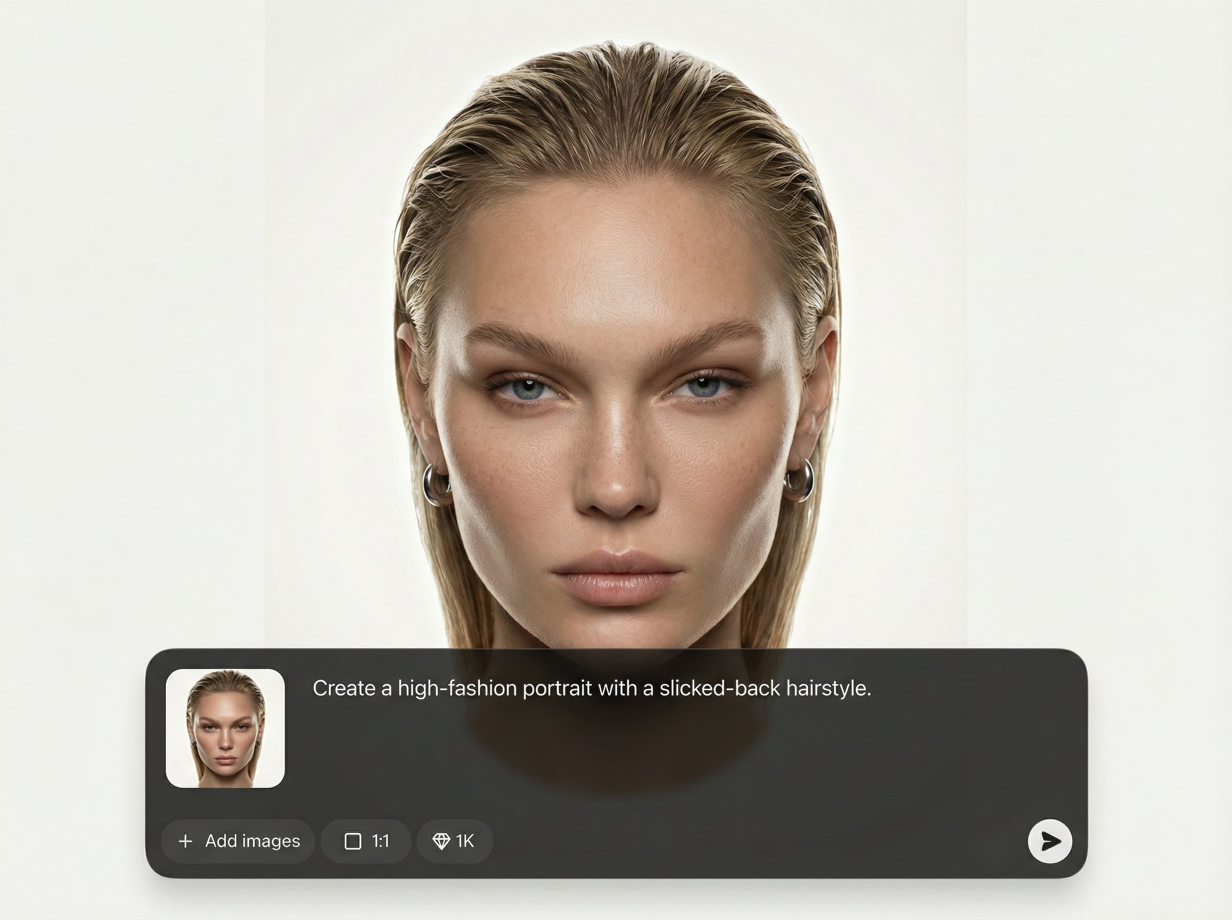 Wet-slick runway styling
