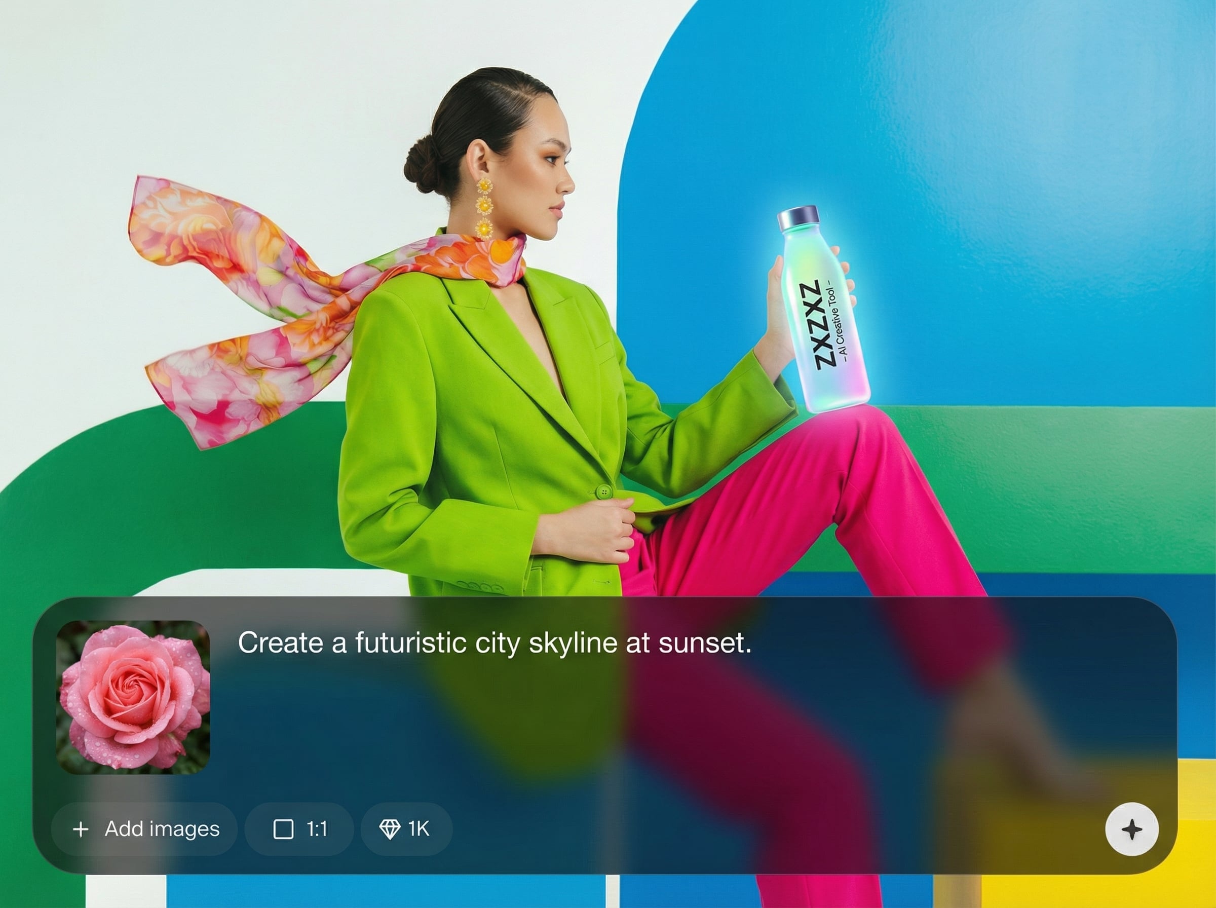 Prompt-to-visual generation