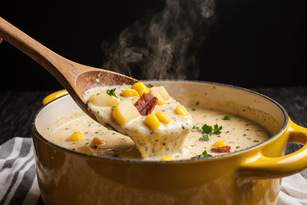 Creamy Corn Chowder Recipe (One-Pot, 30-Min, Bacon & Potato) 6 img?f=webp&i=https%3A%2F%2Fgen.krea.ai%2Fimages%2F149f2baf 3cbb 4594 b30a 29758ad608cb