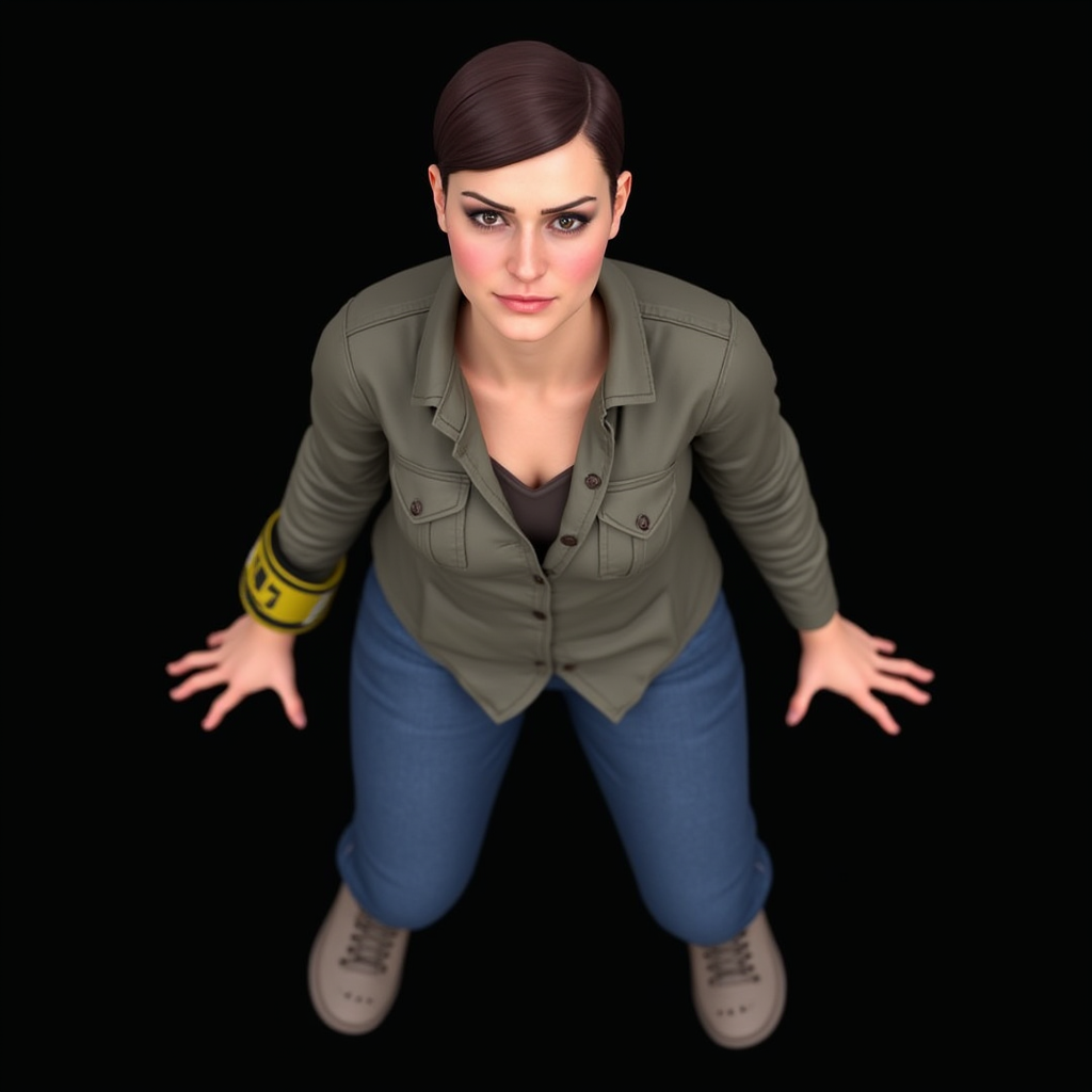 Example output from Female Portrait to Token
