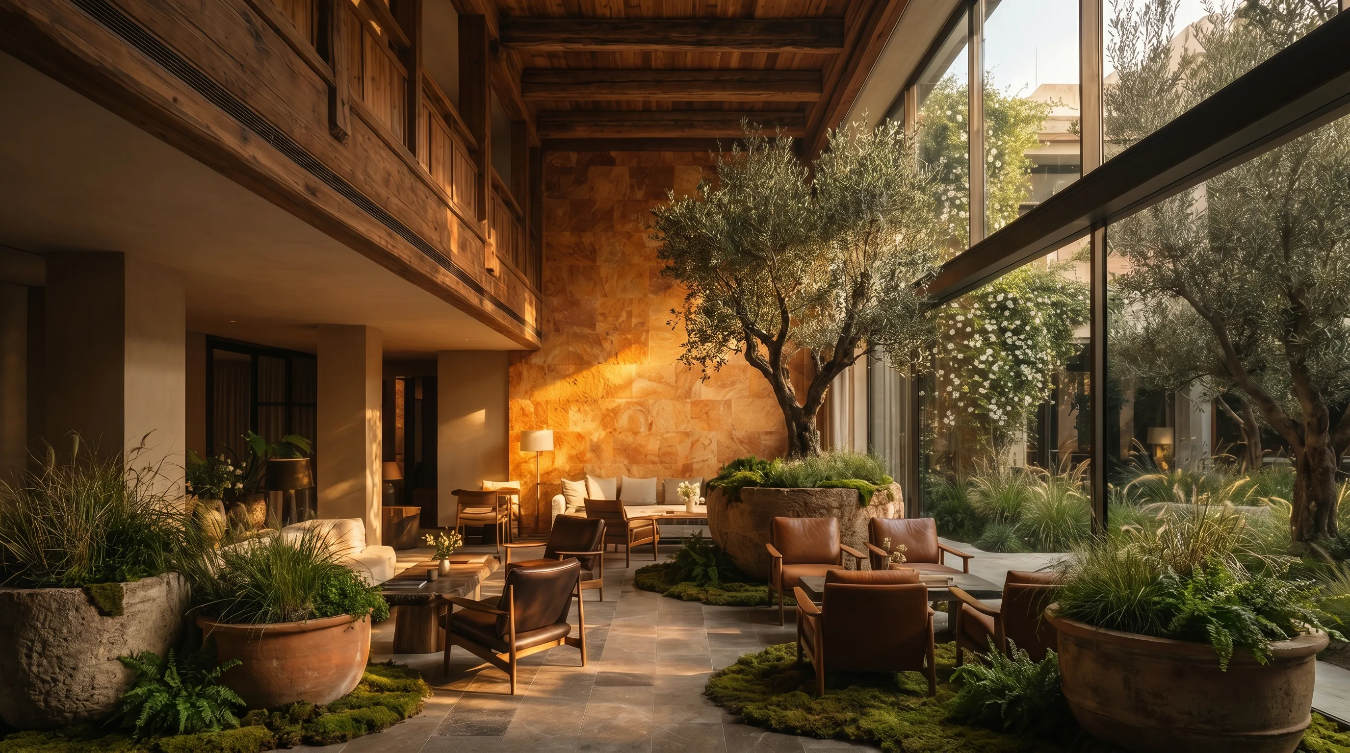 Landscape-led architectural render of the building