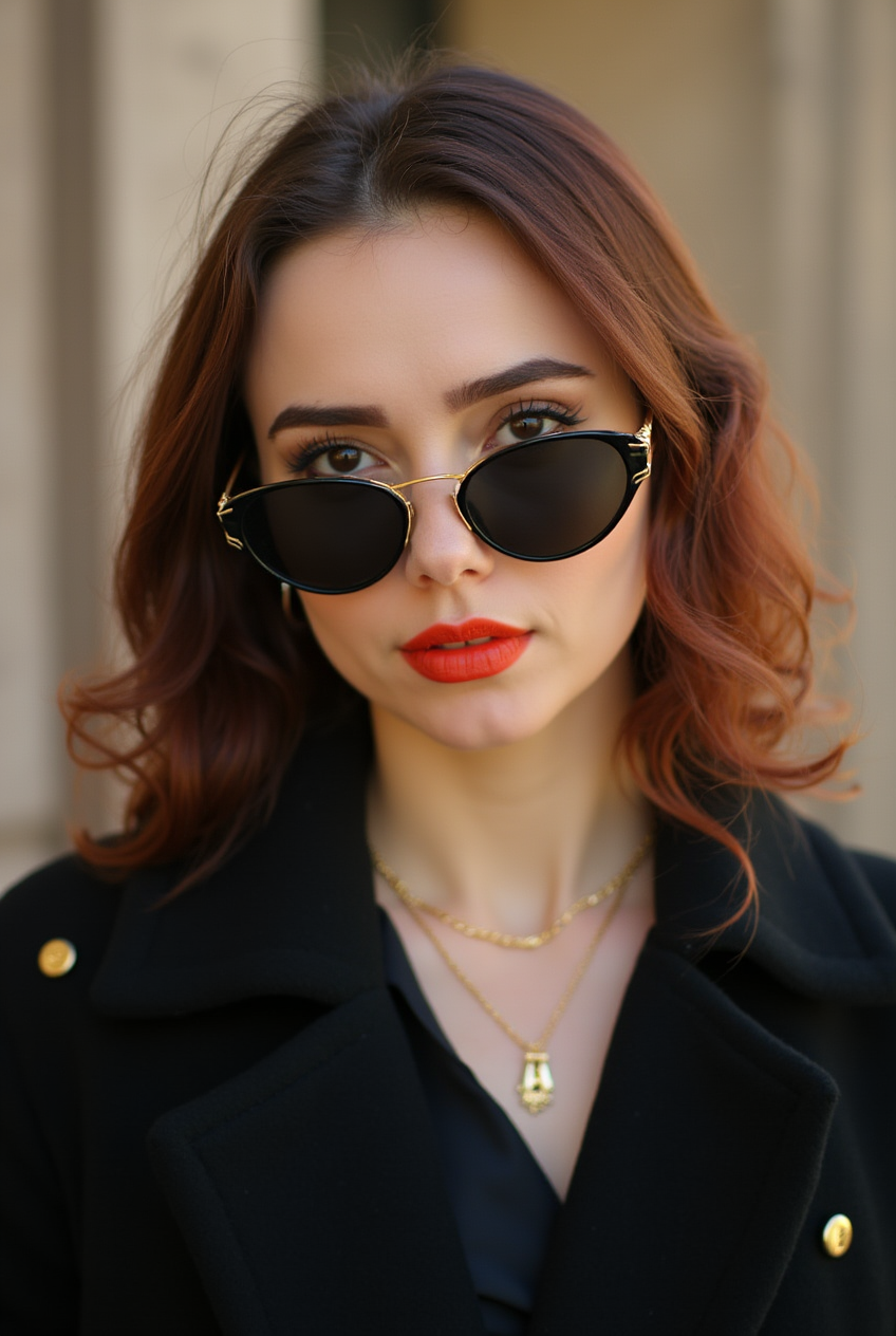Close-up portrait of a woman