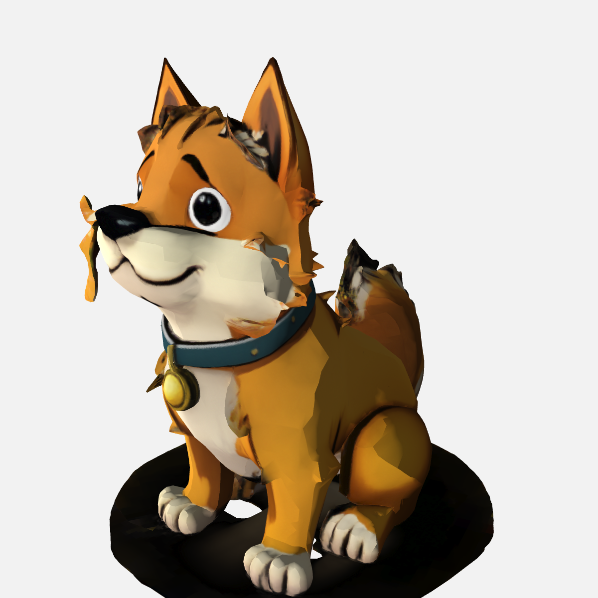 Example output from perro ilustrado 3d2