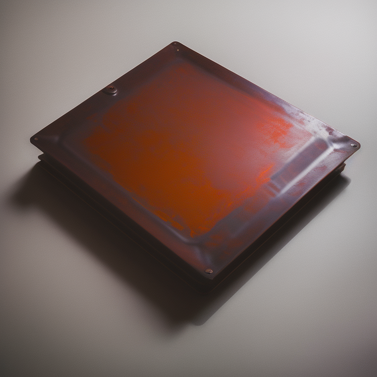 photograph of a models hand, a rusted photography developer tray, by peter class, symmetry, cinematic, elegant, luxury, professional studio light, perfect composition, dlsr photography, full frame, hasselblad x 1 d sharp focus, 8 k, ultra hd, sense of awe, highly detailed, hyper realistic, intricate, fine arts journal cover