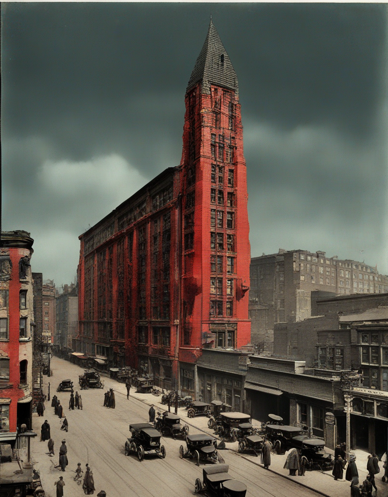 KREA AI an old colorized extremely brilliant celluloid ver...