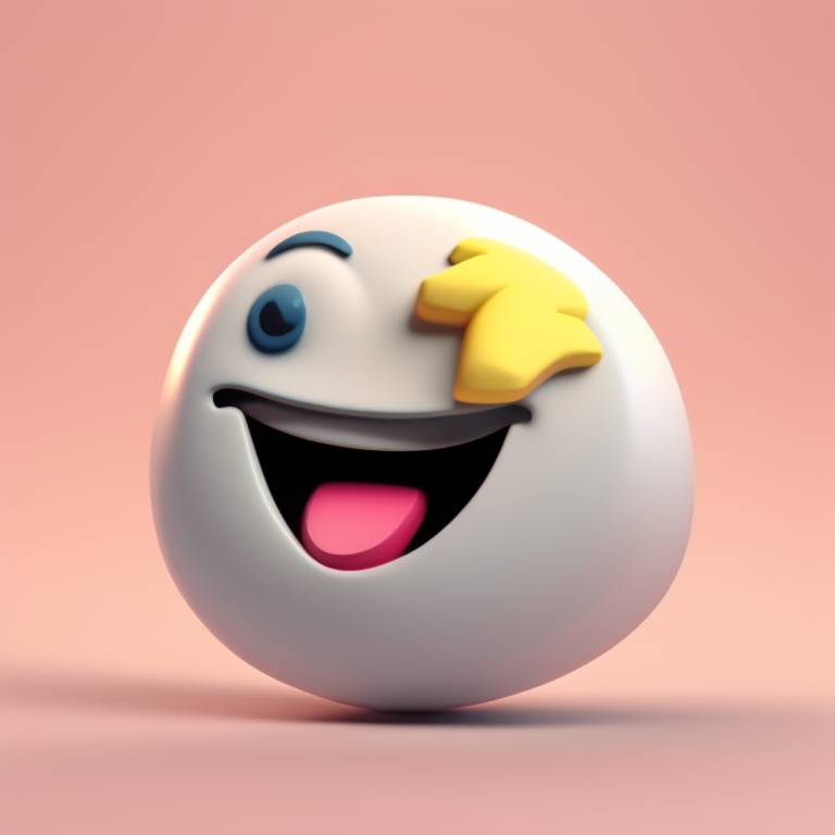 3D emoji sytle, very tired amd sad 