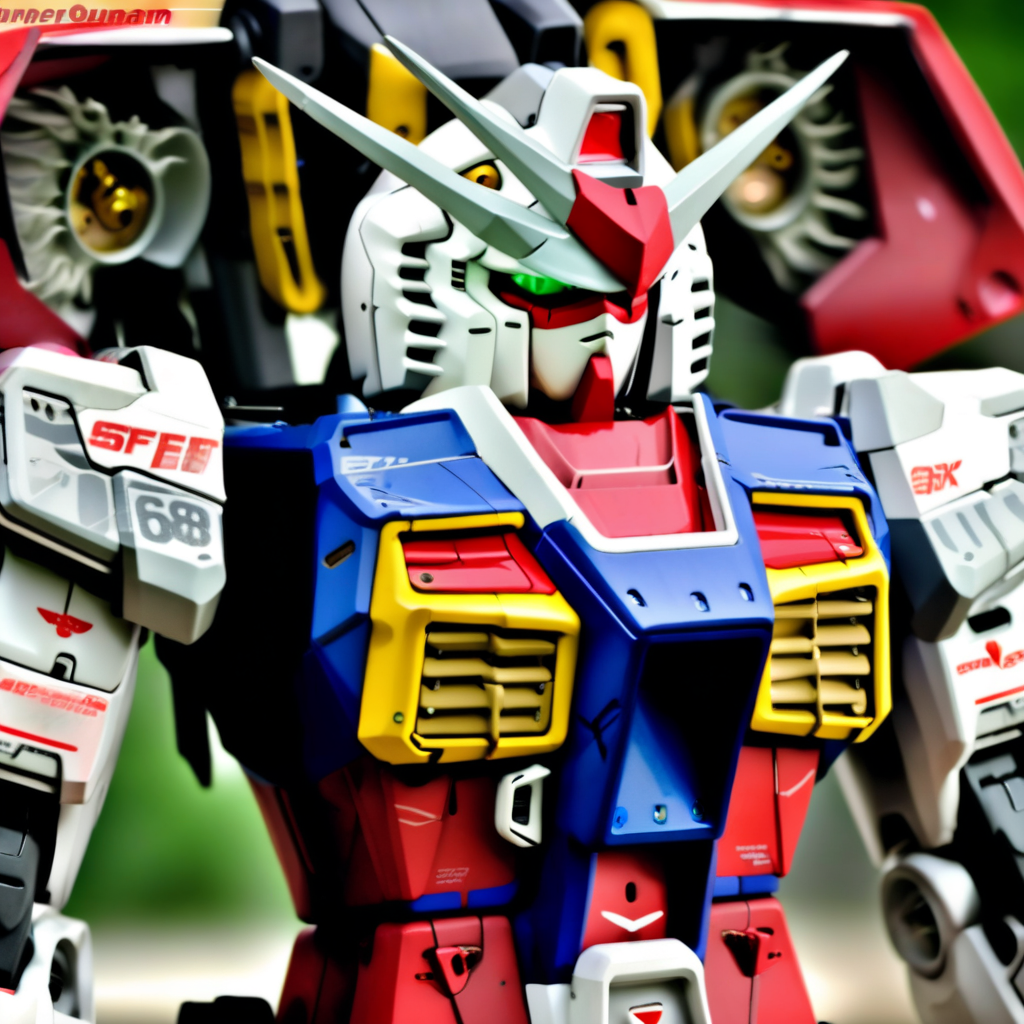 KREA AI gundam\(rx78\), mobile suit, mecha armor, body sui...