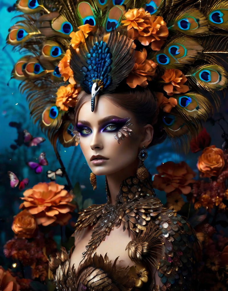 KREA AI StopMotion Animation, A epic photoshooting Gothic...