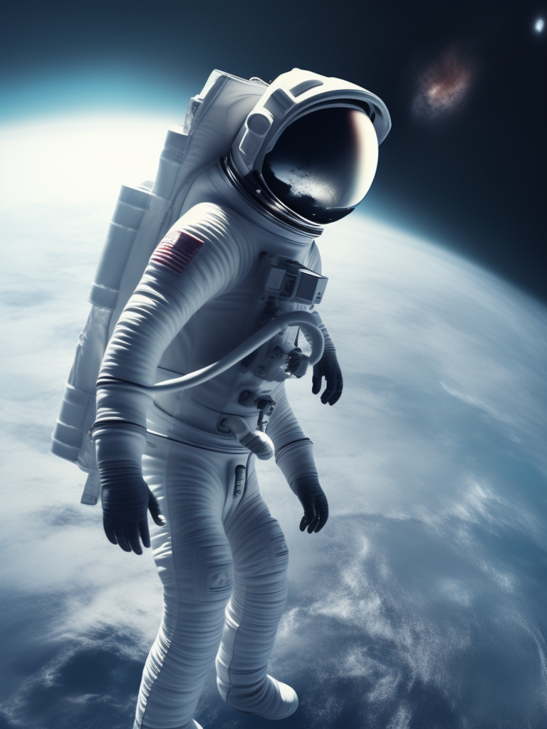 KREA AI astronaut lost in space. super realism. 4k resolut...