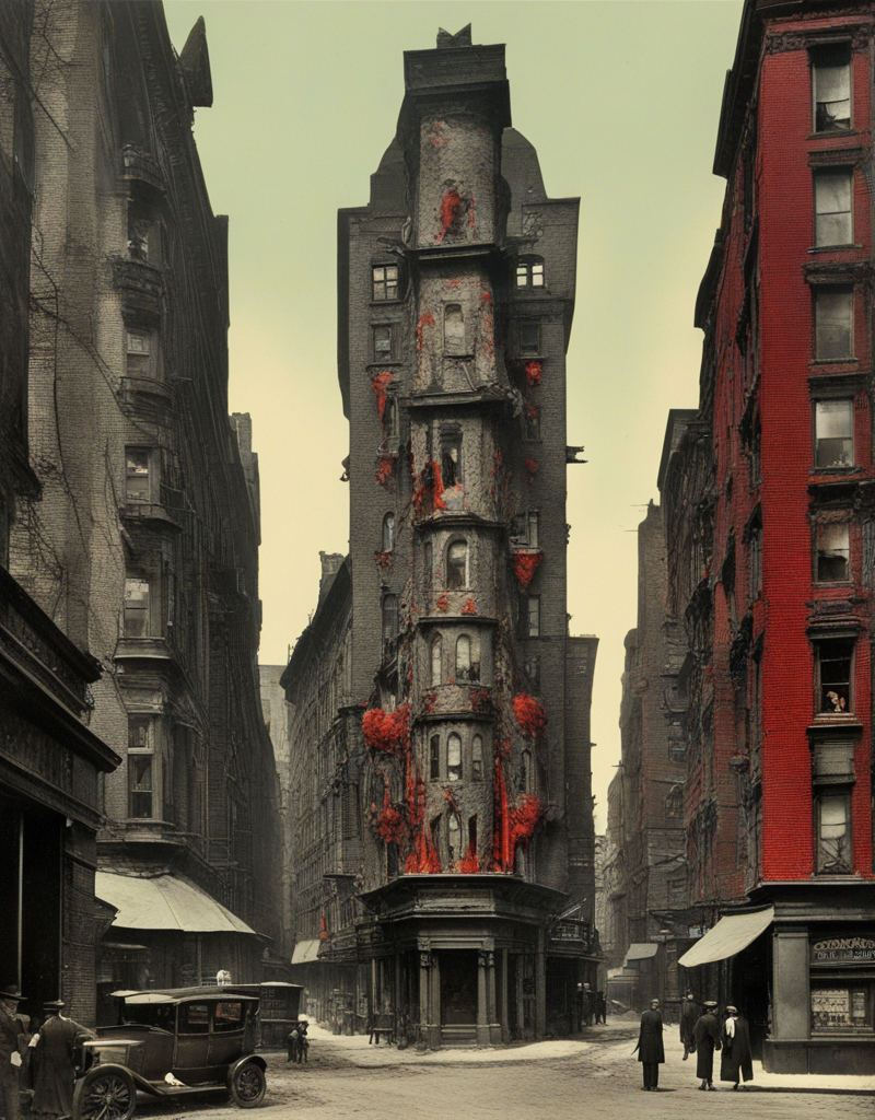 KREA AI an old colorized extremely brilliant celluloid ver...