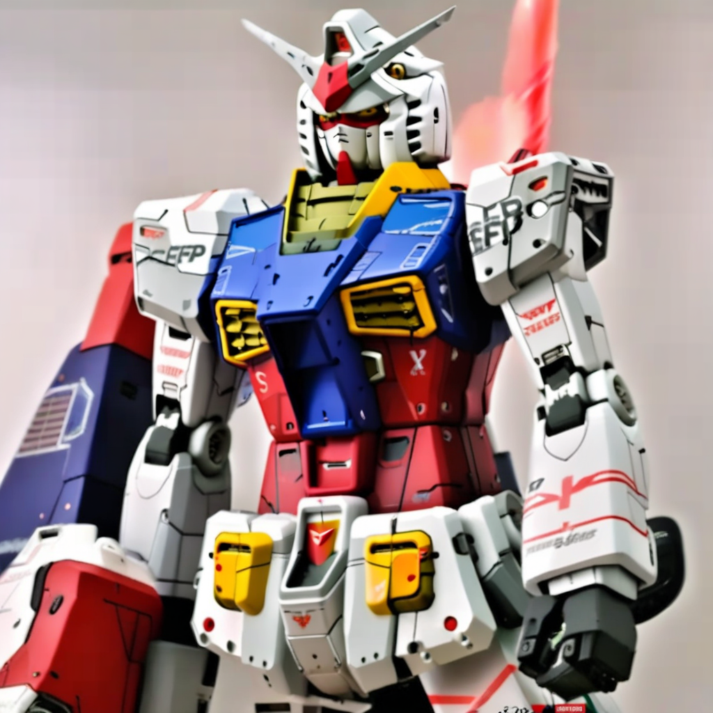 KREA AI gundam\(rx78\), mobile suit, mecha armor, body sui...