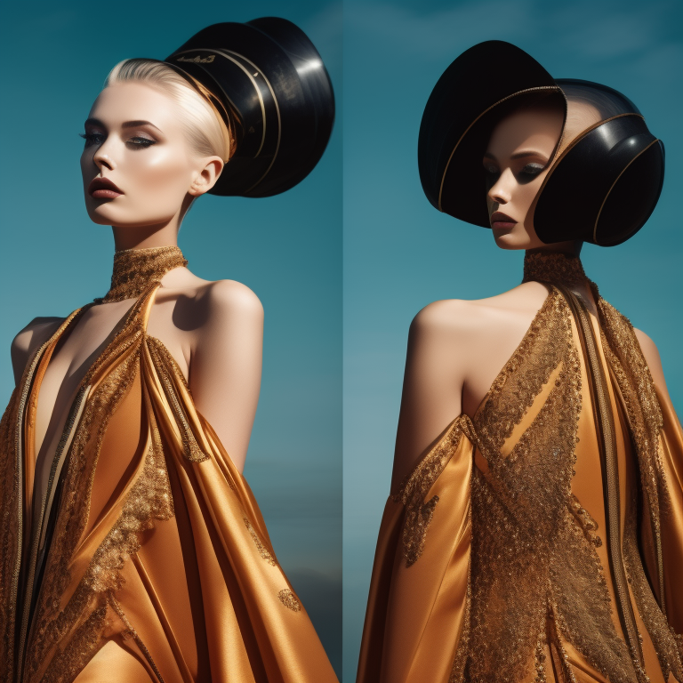 KREA AI - Professional award-winning portrait. backshots of