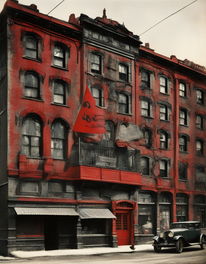 KREA AI an old colorized extremely brilliant celluloid ver...