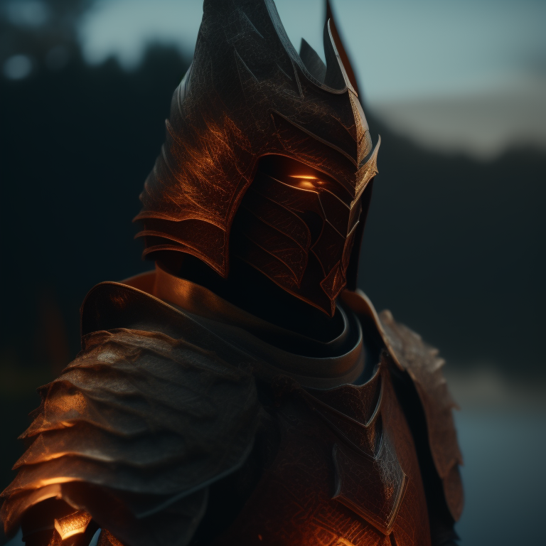 KREA AI 8k quality, volumetric lighting, overlord dark med...