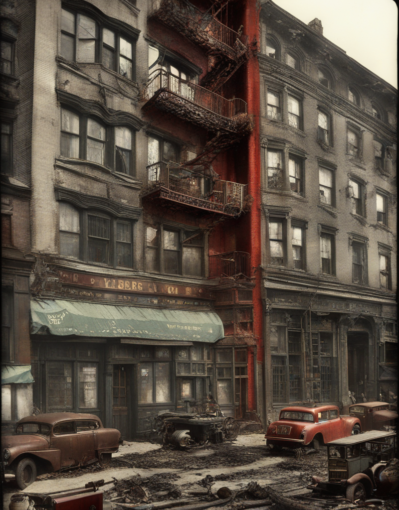 KREA AI an old colorized extremely brilliant celluloid ver...