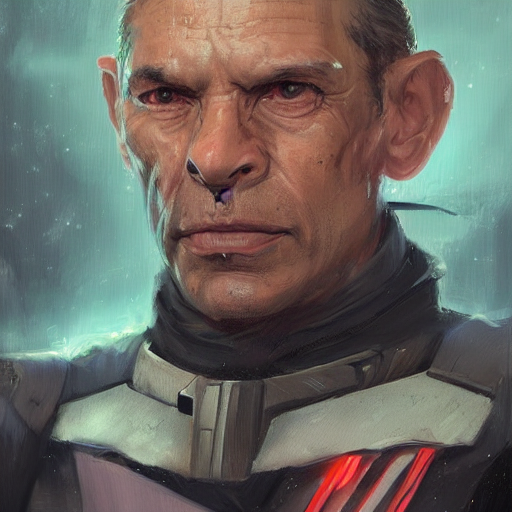 portrait of a man by greg rutkowski, old admiral jagged fel, star wars expanded universe, he is about 5 0 years old, wearing uniform of the galactic alliance navy, highly detailed portrait, digital painting, artstation, concept art, smooth, sharp foccus ilustration, artstation hq