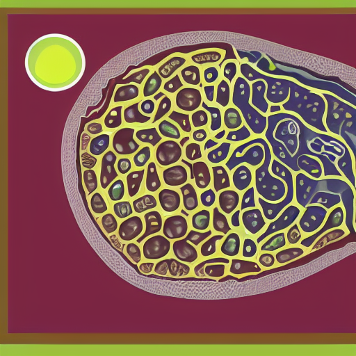 Cross section illustration of a mammal cell
